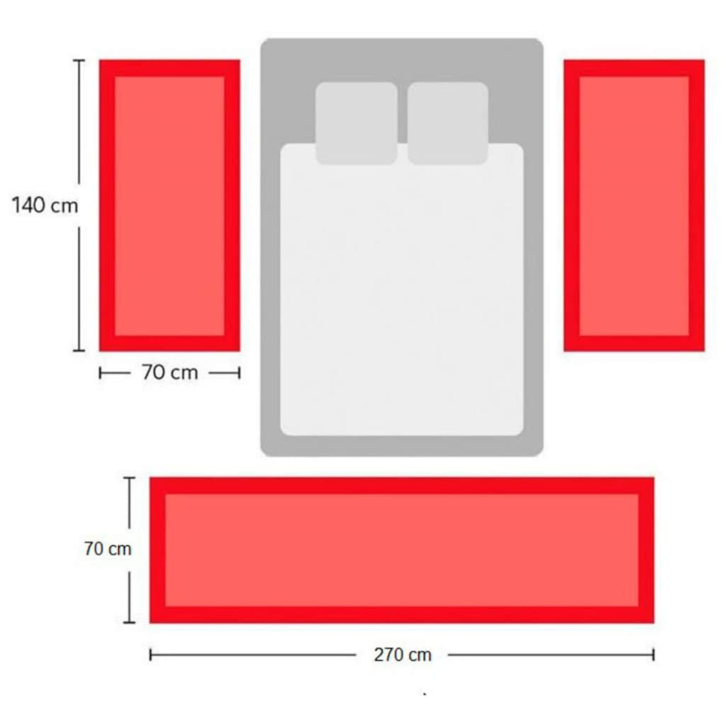 Home affaire Bettumrandung »Anesa«, (3 tlg.)
