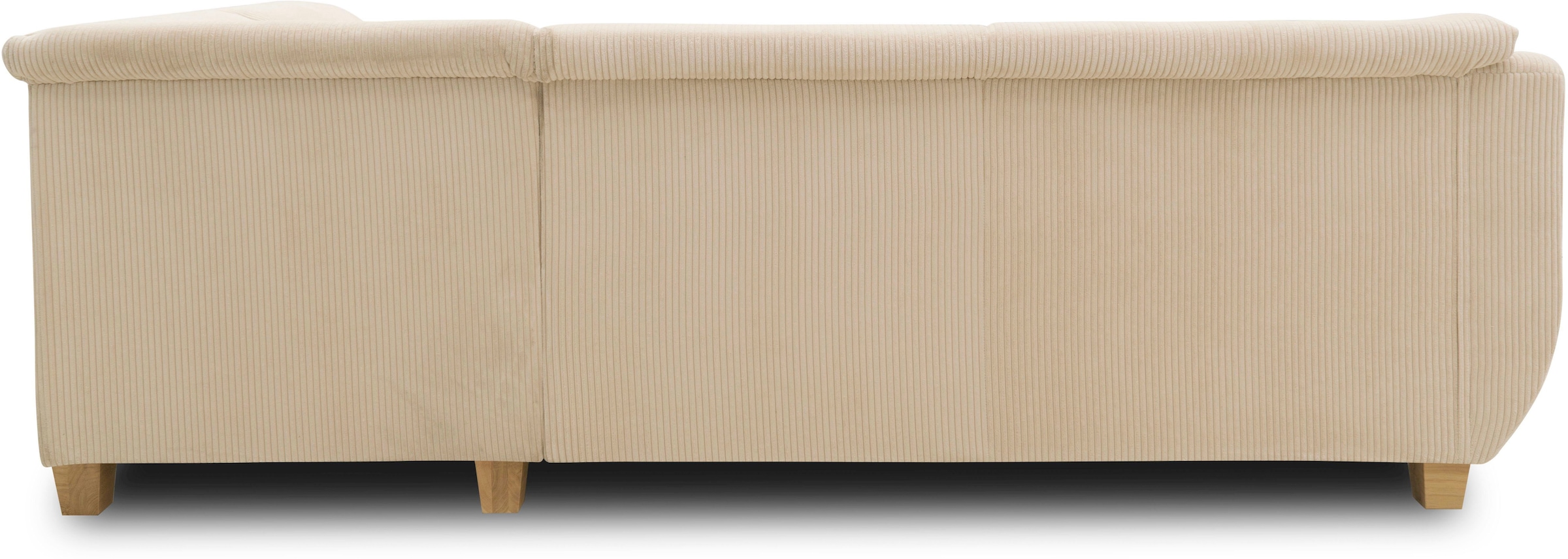 Home affaire Ecksofa »Yesterday Sitzbelastung 140 kg, L-Form«, wahlweise mit Bettfunktion, auch in Cord