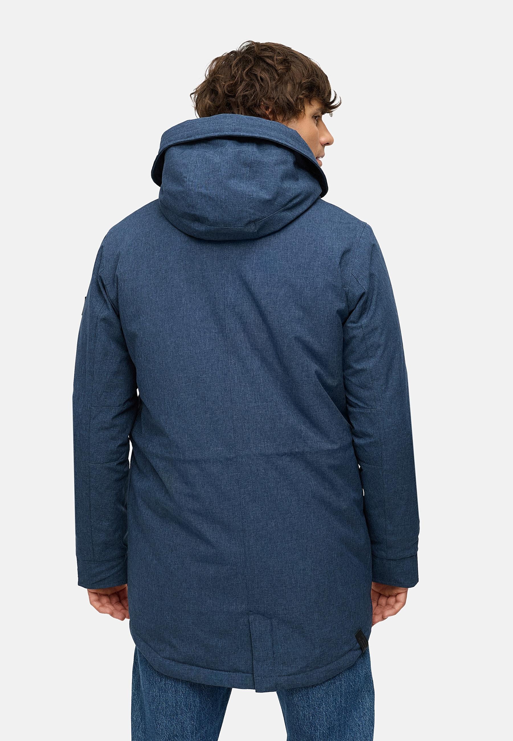 Ragwear Kurzmantel »Mr Smithem YOUMODO« wasserdichte lange Herren Winterjacke mit Kapuze