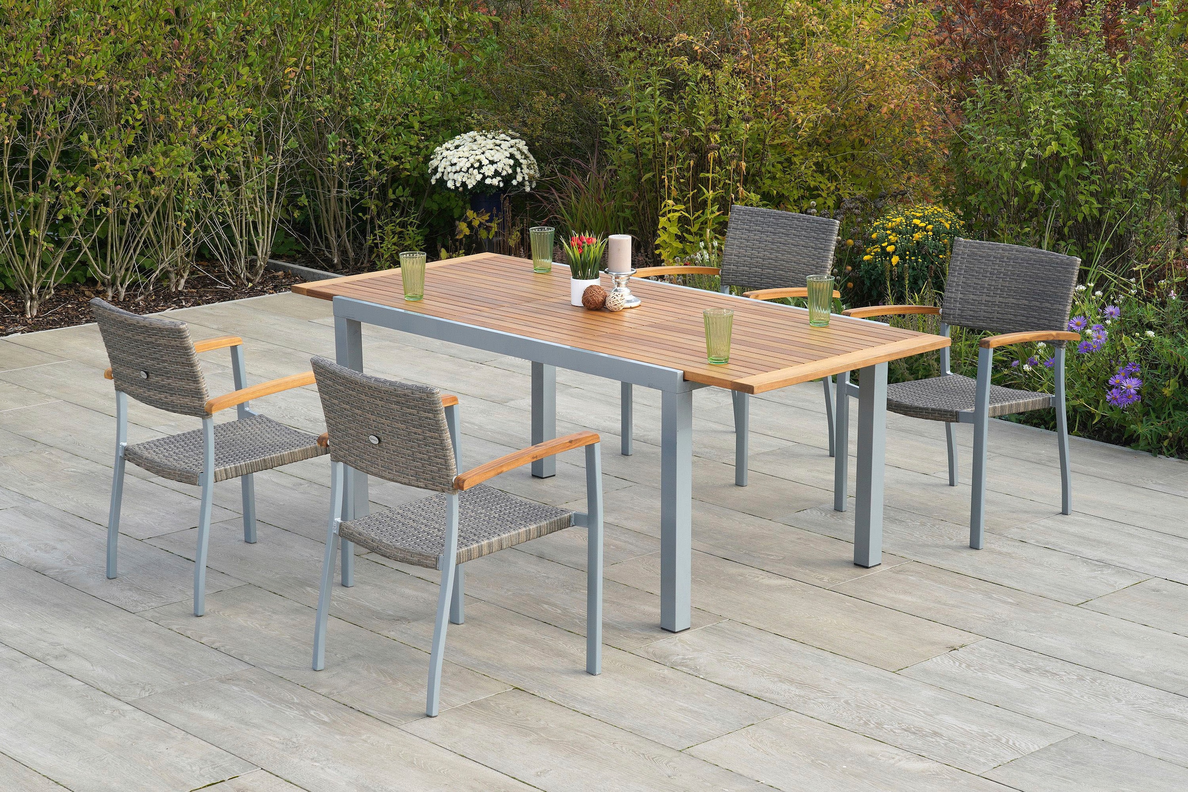 MERXX Garten-Essgruppe »Silano«, (5 tlg.)