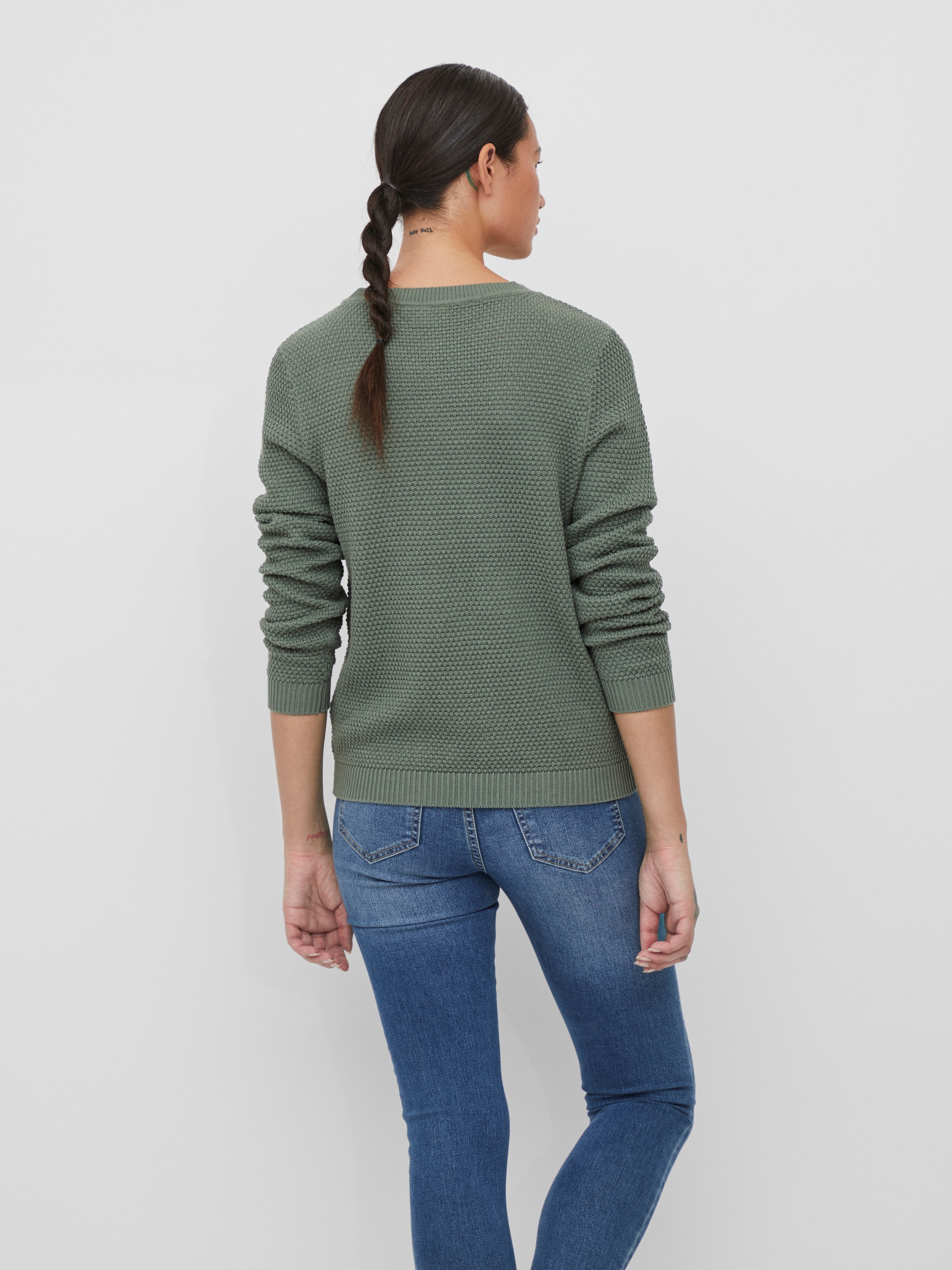 Vila Rundhalspullover "VIDALO O-NECK L/S KNIT TOP- NOOS" günstig online kaufen