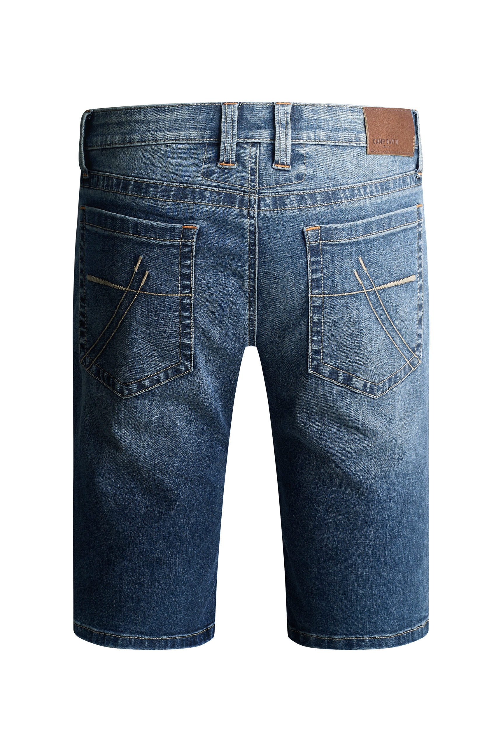 CAMP DAVID Jeansshorts mit Turn-Up Saum