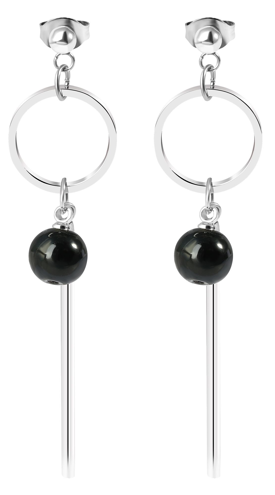 Adelia´s Paar Ohrhänger "Ohrringe – Ohrstecker aus Edelstahl" Ideal als Geschenk – dezent und elegant