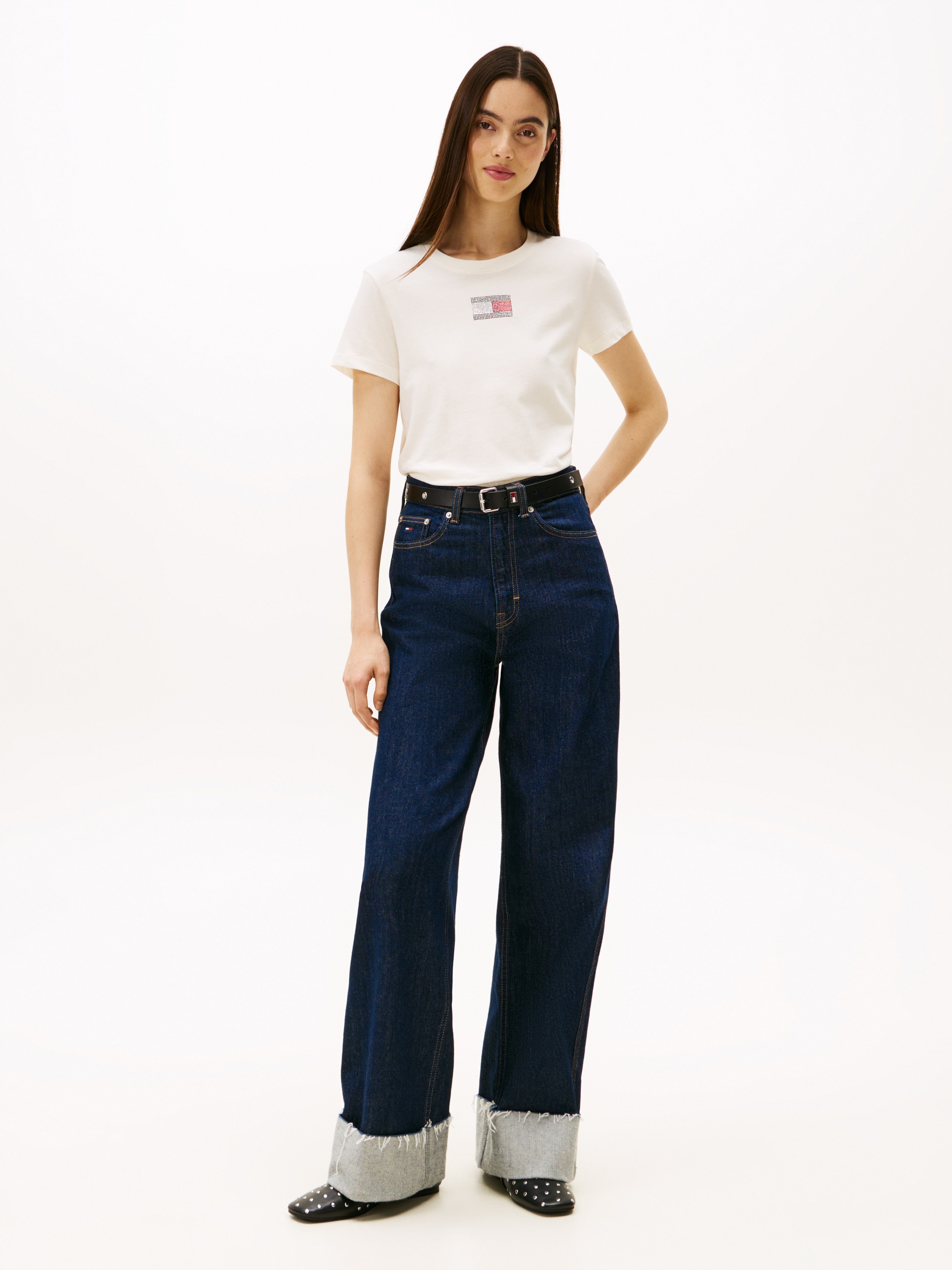 Thumbnail - Tommy Jeans Kurzarmshirt "TJW REG PARTY FLAG TEE EXT"