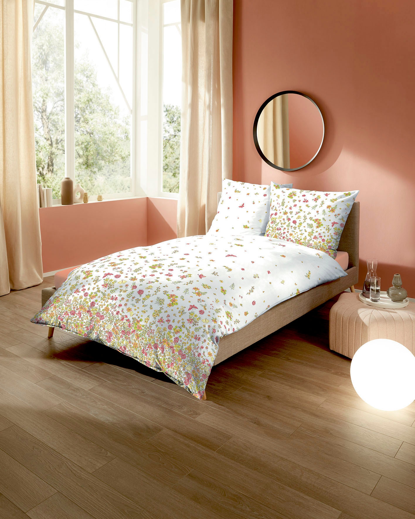 Kaeppel Bettwäsche "Annabell" 2 Stk. tlg. Mit Blumenmuster günstig online kaufen