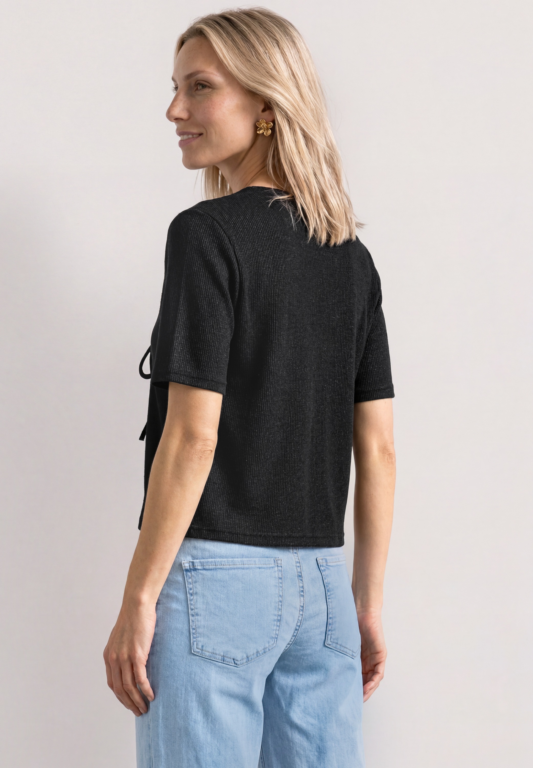 STREET ONE Cardigan aus softem Materialmix