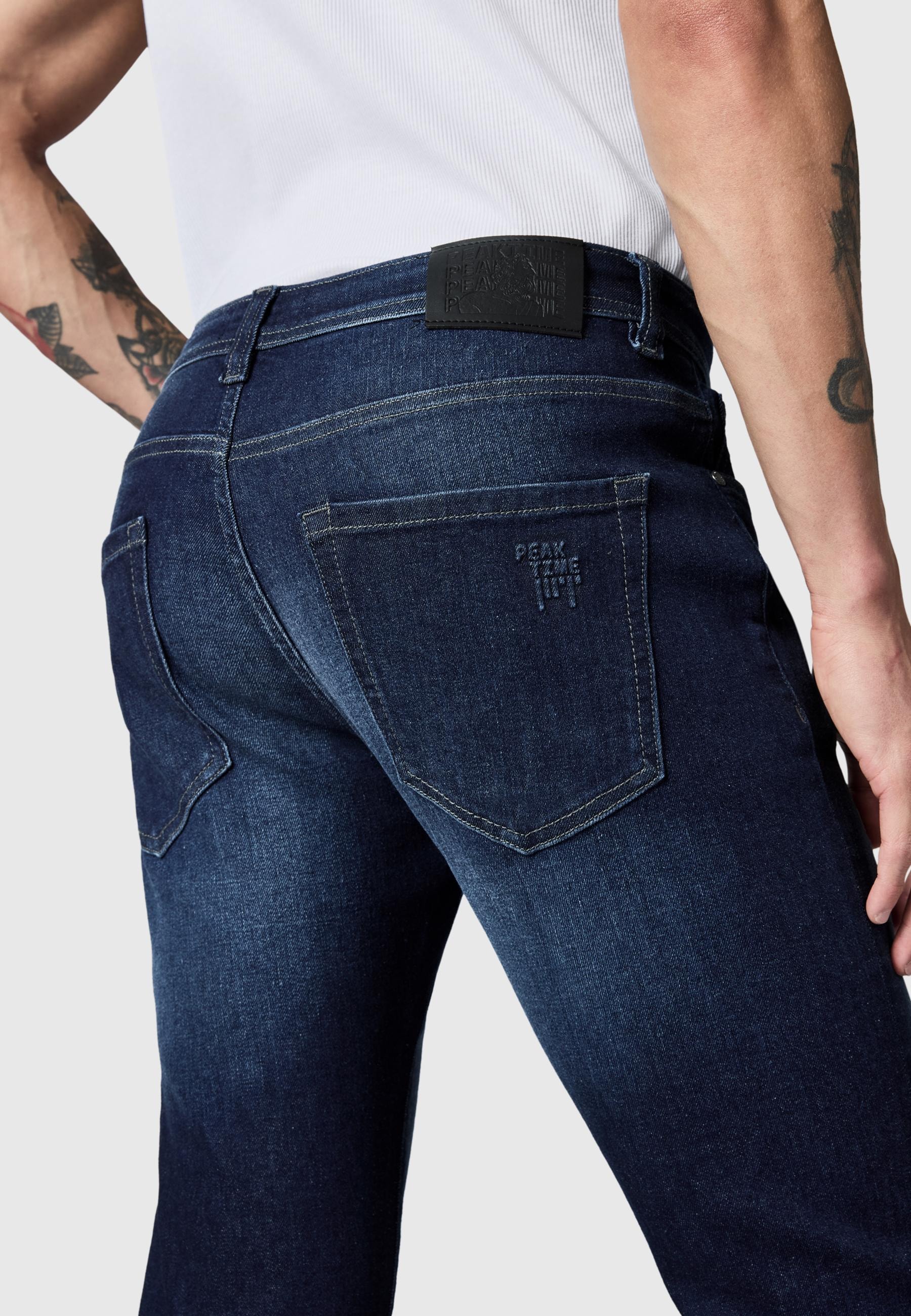 PEAK TIME Slim-fit-Jeans »München« Herren Jeans mit Destroyed-Optik