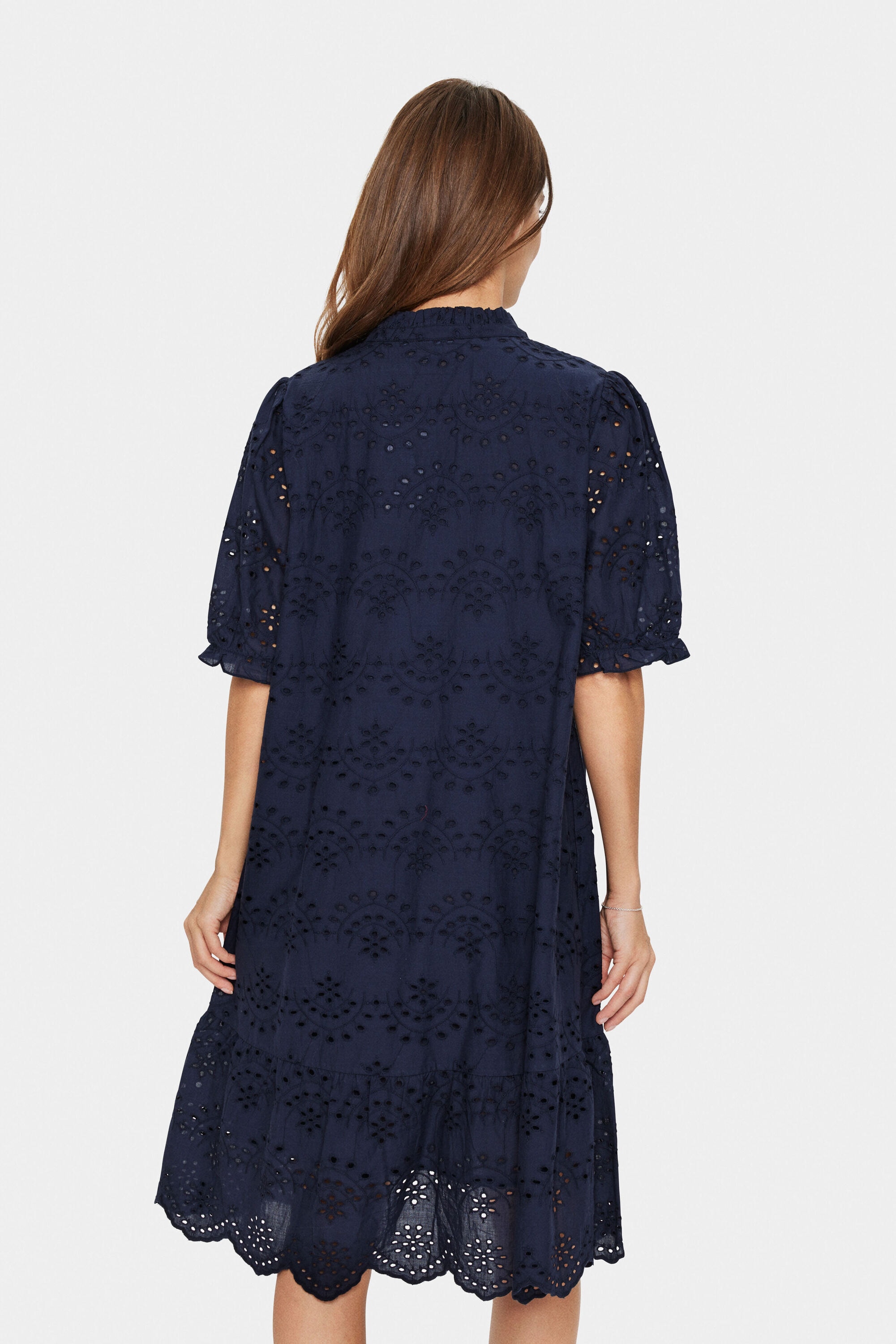 Saint Tropez Midikleid »Damen Kleid GeleksaSZ«