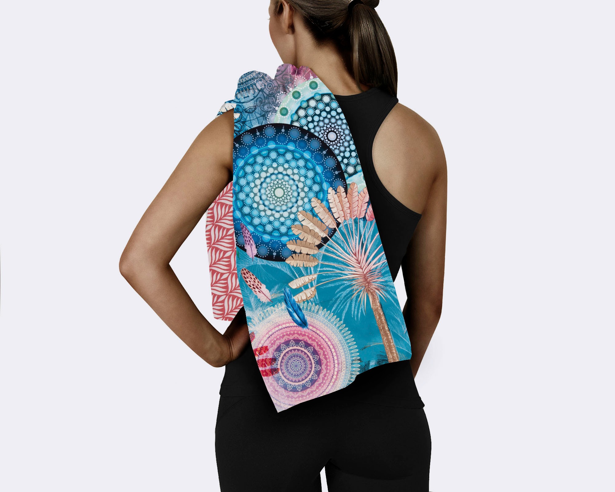 hip Strandtuch "Kanya" Mikrofaser, 75x180, Schnelltrocknend, Reisen, Sport, günstig online kaufen