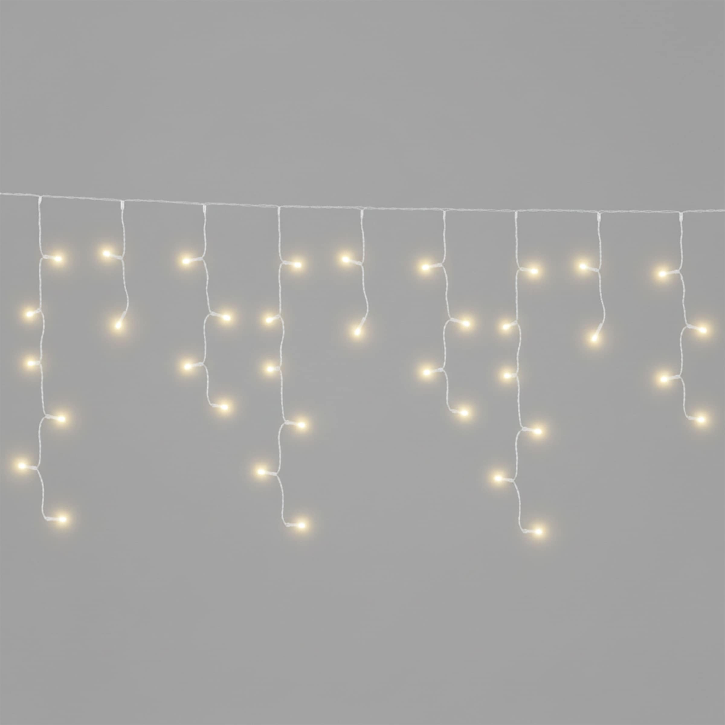 OTTO home LED-Lichterkette »Luvennia in 6, 12 und 24 m Kettenlänge,« warmweißes Licht, Timer, 3 m Zuleitung