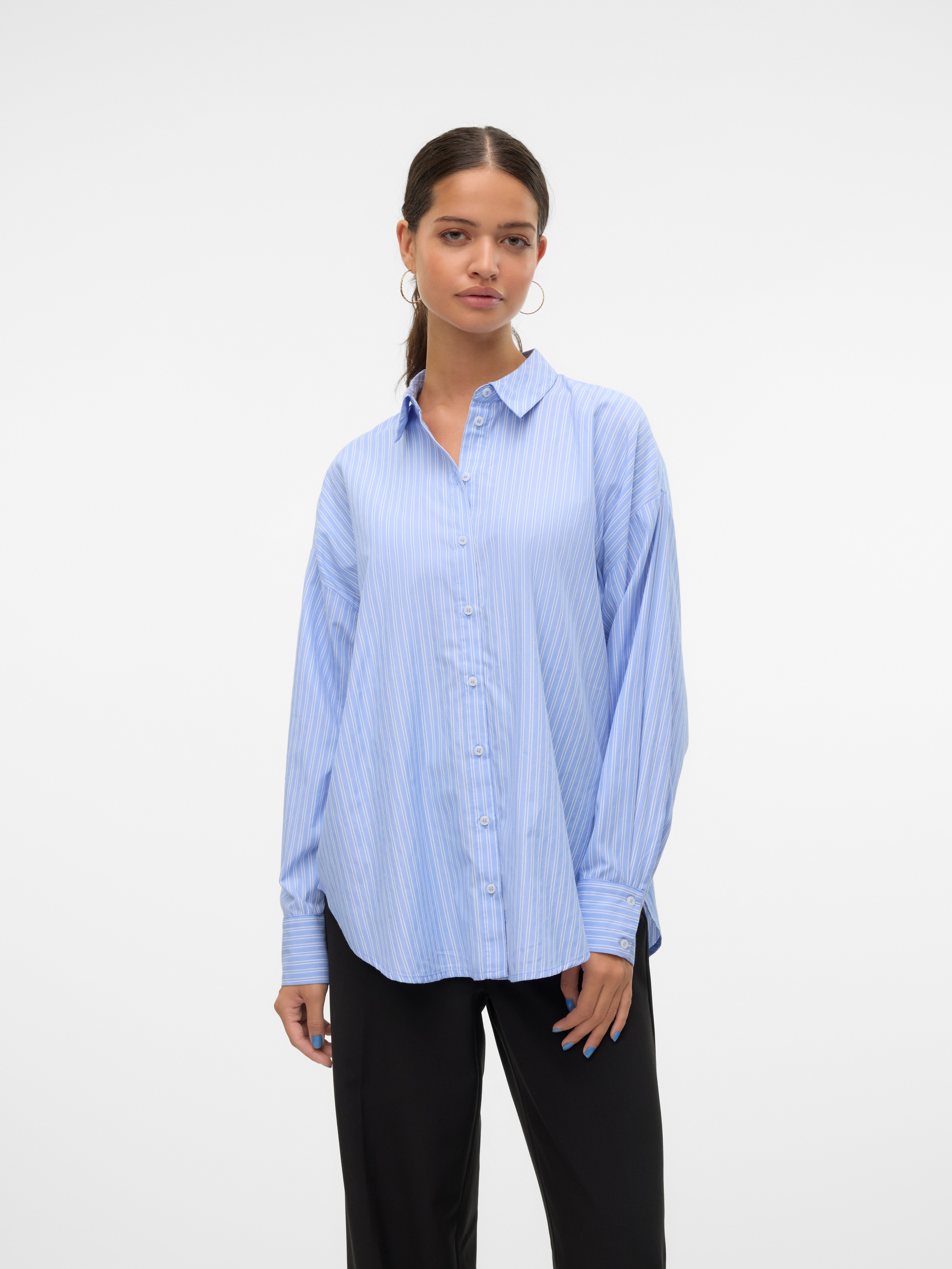 Vero Moda "VMFANNI LS SHIRT WVN GA NOOS" günstig online kaufen