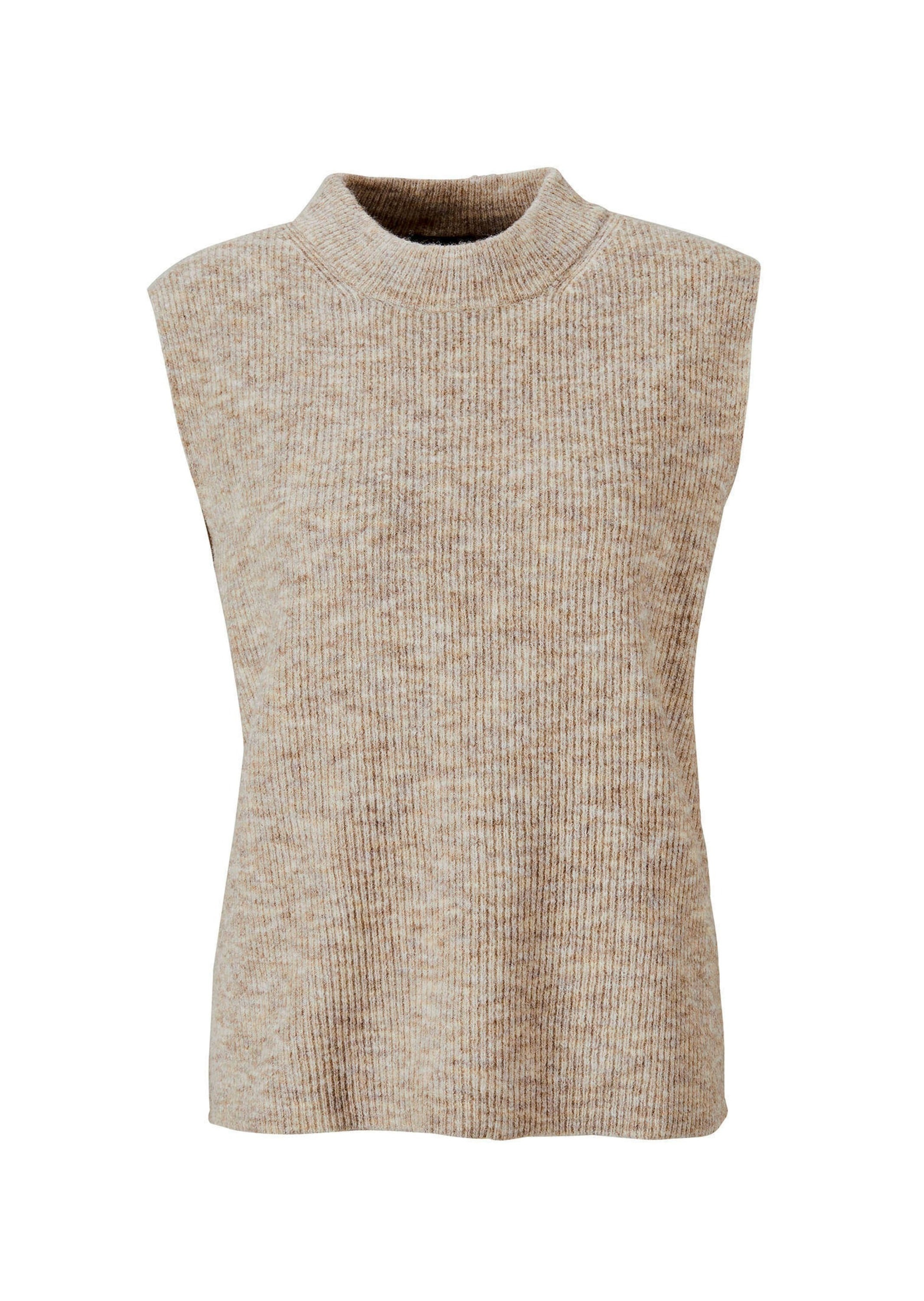 GOLDNER Rundhalspullover "Edler Rippstrick Pullunder, Stehkragen" günstig online kaufen