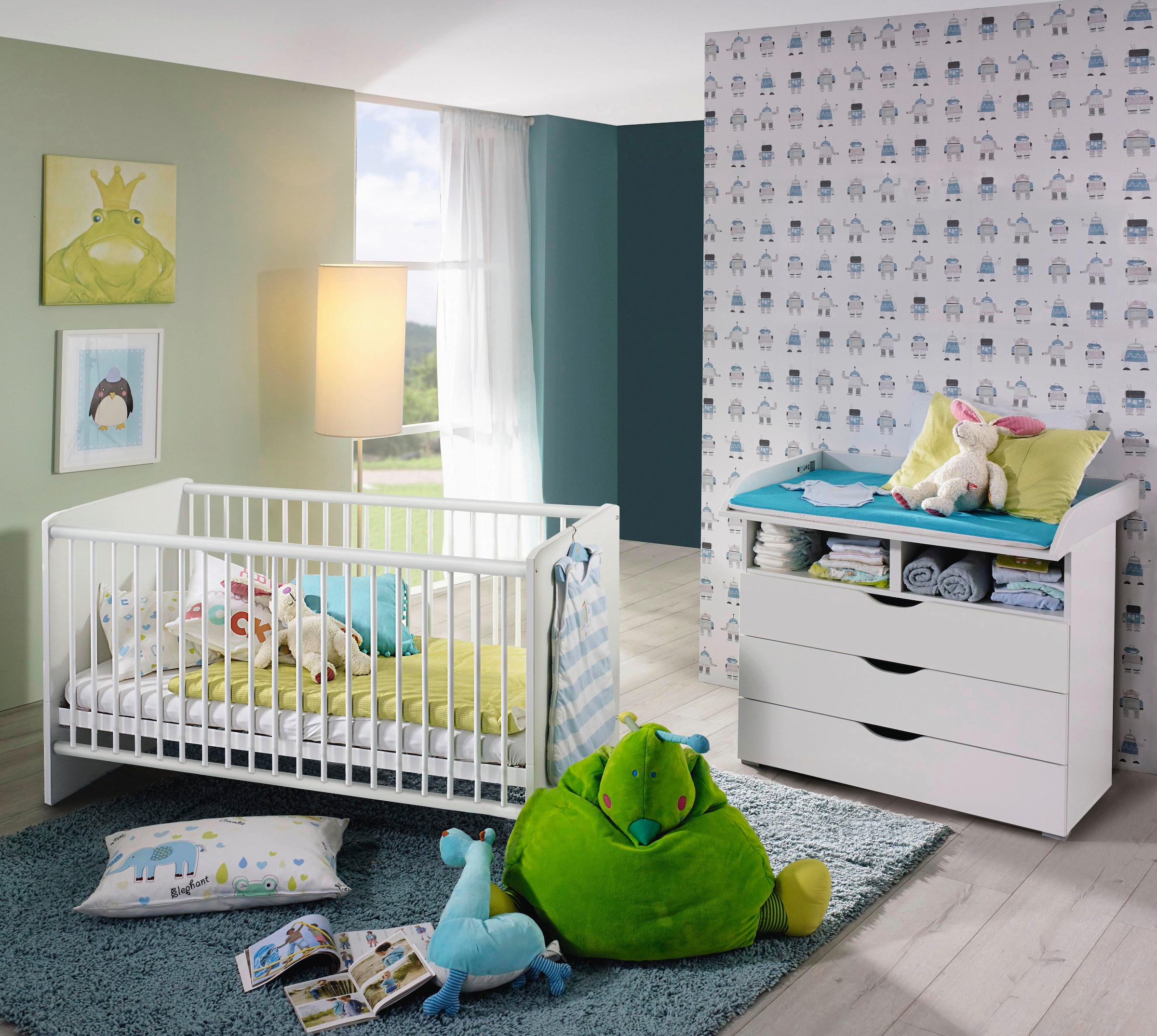 rauch Babymöbel-Set »Bristol«, (Spar-Set, 2 St.), Bett + Wickelkommode