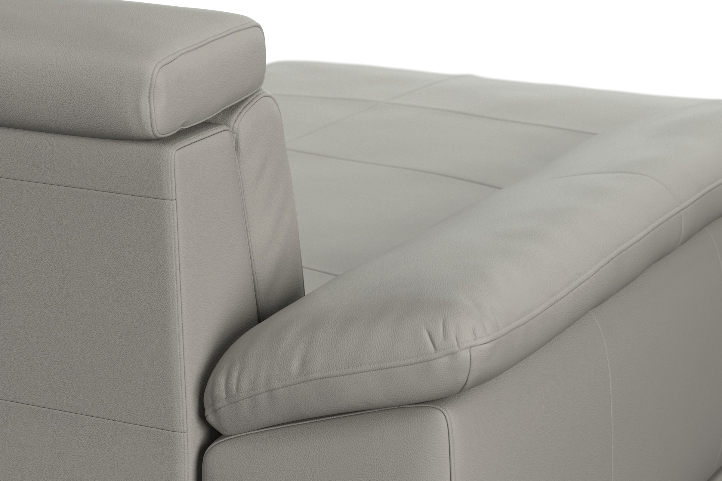 sit&more Wohnlandschaft »Cabrio U-Form, mit Sitztiefenverstellung, Arm- und Kopfteilverstellung«, 3 Nierenkissen, Federkern, optional Bettfunktion und Stauraum