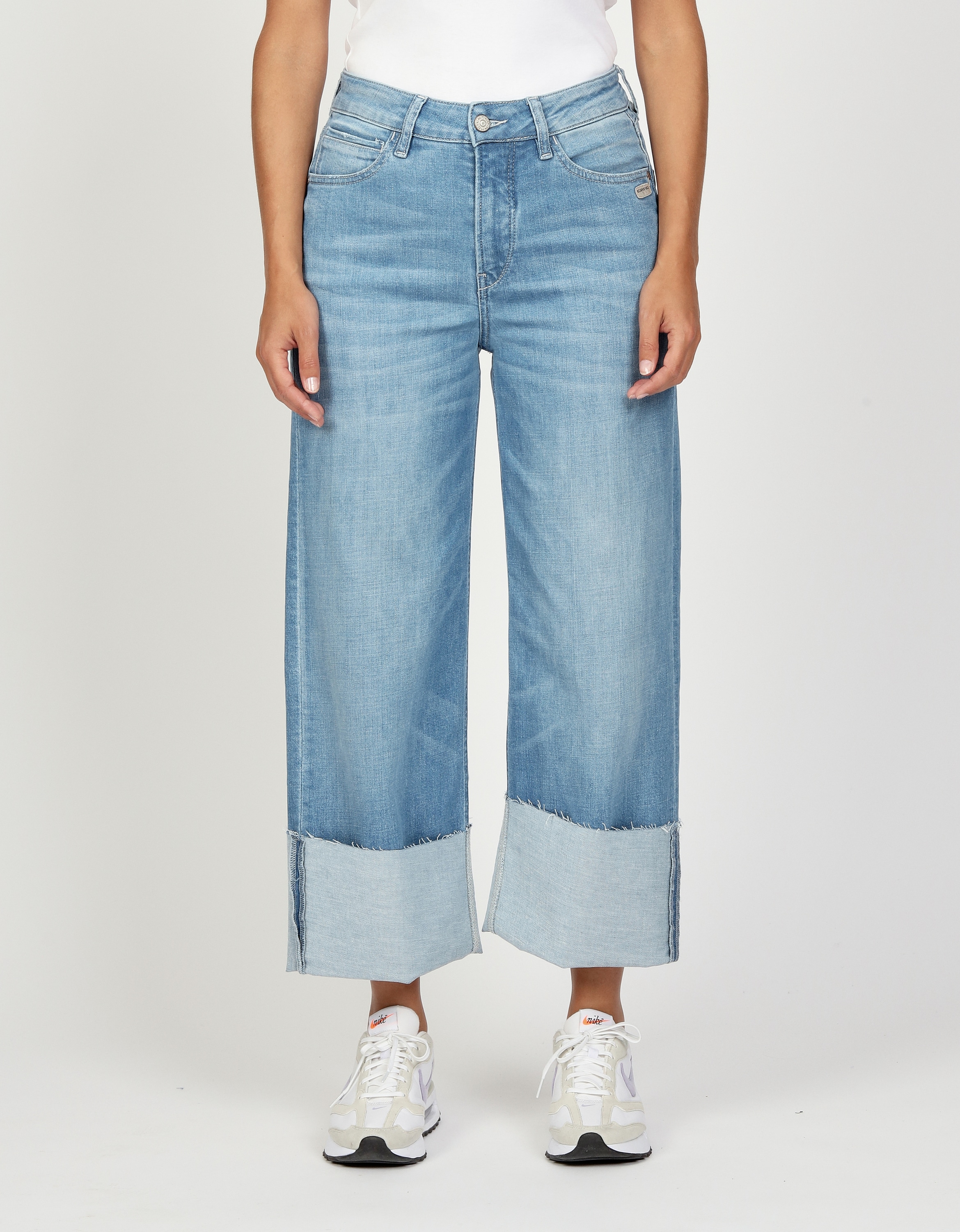 GANG Weite Jeans "GANG Jeans Wide Fit 94JETTE CULOTTE" günstig online kaufen