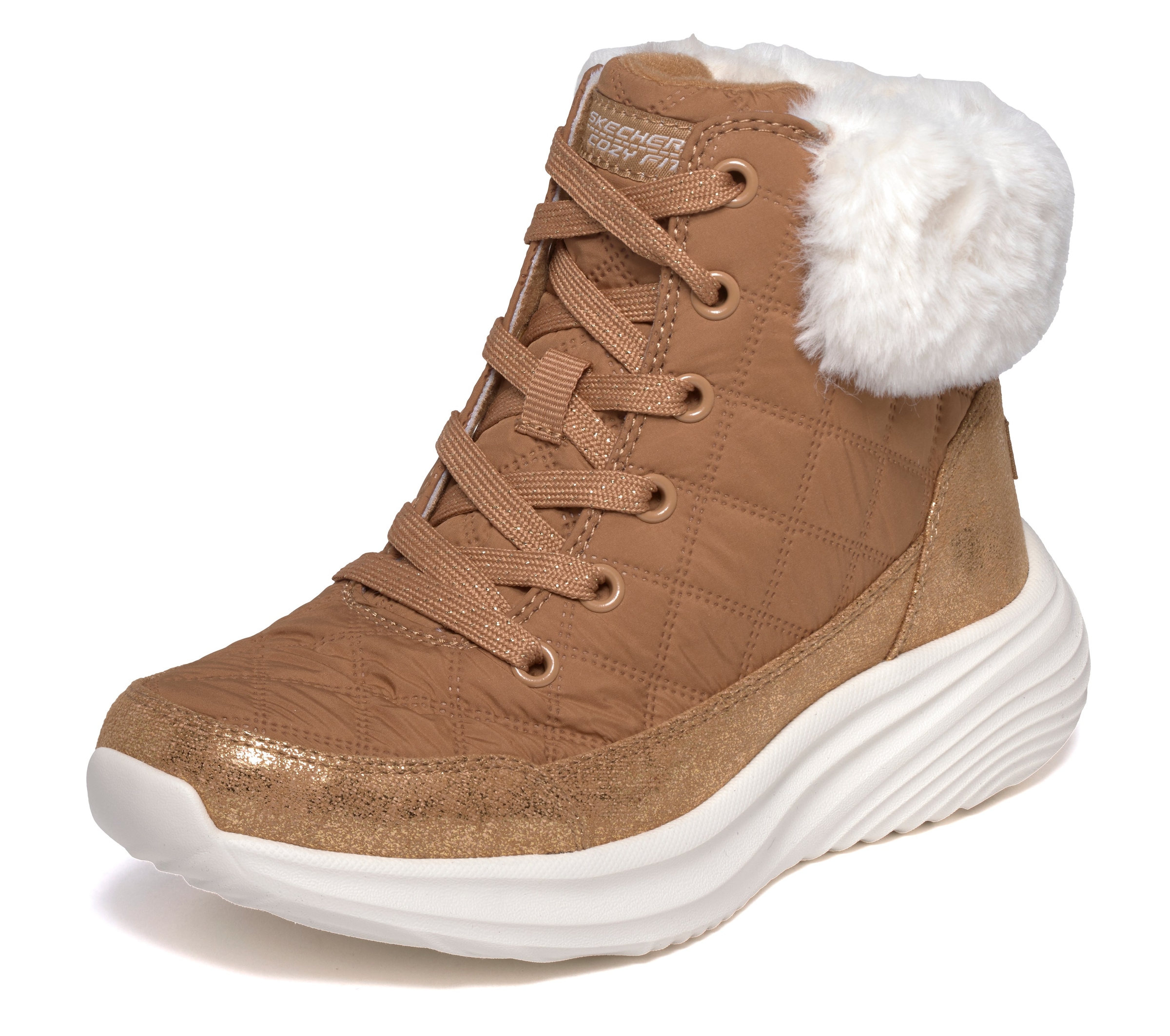 Skechers Winterstiefel »BOUNDER PRO«  Winterboots, Schnürboots, Größenschablone zum Download