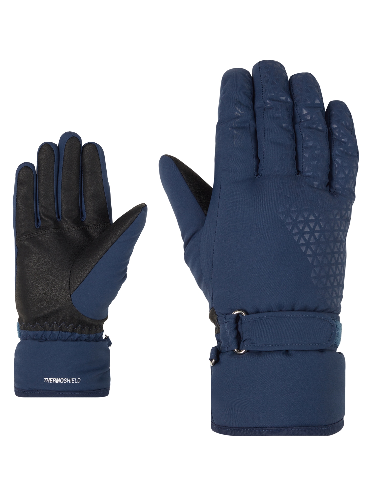 Ziener Skihandschuhe "KISAR-Z AQUASHIELD DAMEN" wasserdicht, winddicht, atmungsaktiv, warm, weiches Fleece-Futter