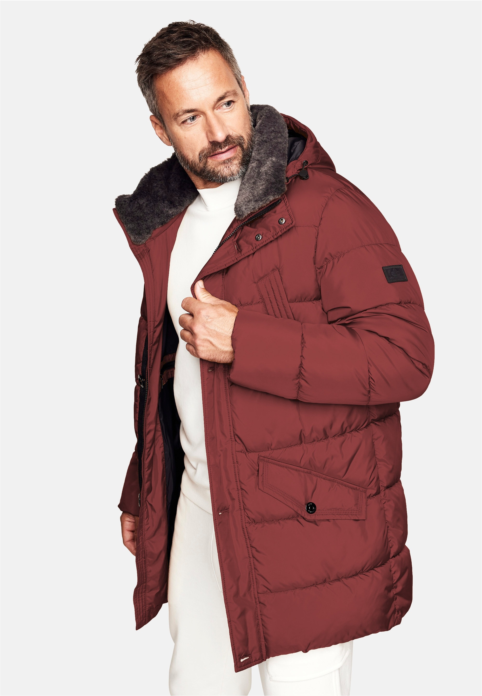 New Canadian Steppjacke, mit abnehmbarem Innenkragen