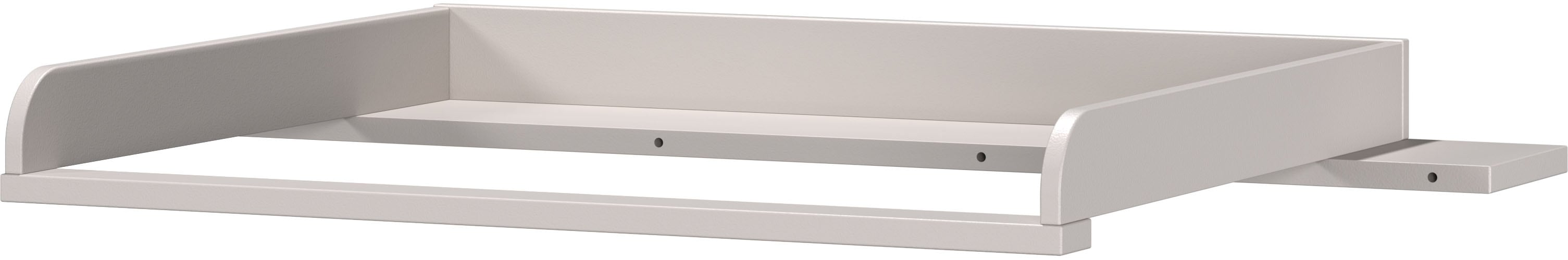 Wickelaufsatz GERMANIA, B:115cm H:10cm T:77cm, braun, Spanplatte, Wickelaufsätze, "GW-Alkmaar", mit GS-Zertifizierung