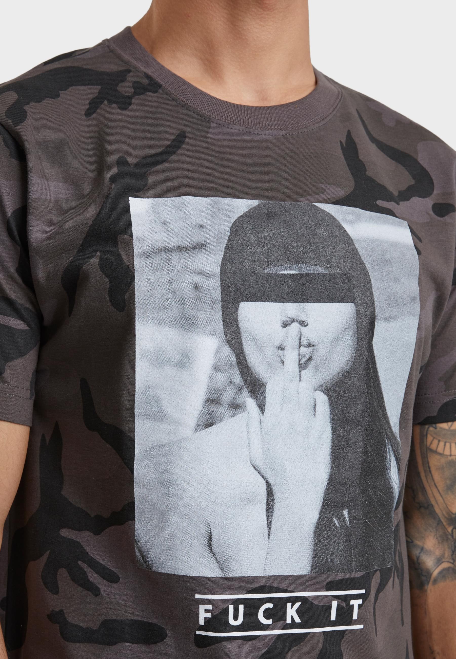 MisterTee T-Shirt »MisterTee Herren F#?KIT Tee«, (1 tlg.)