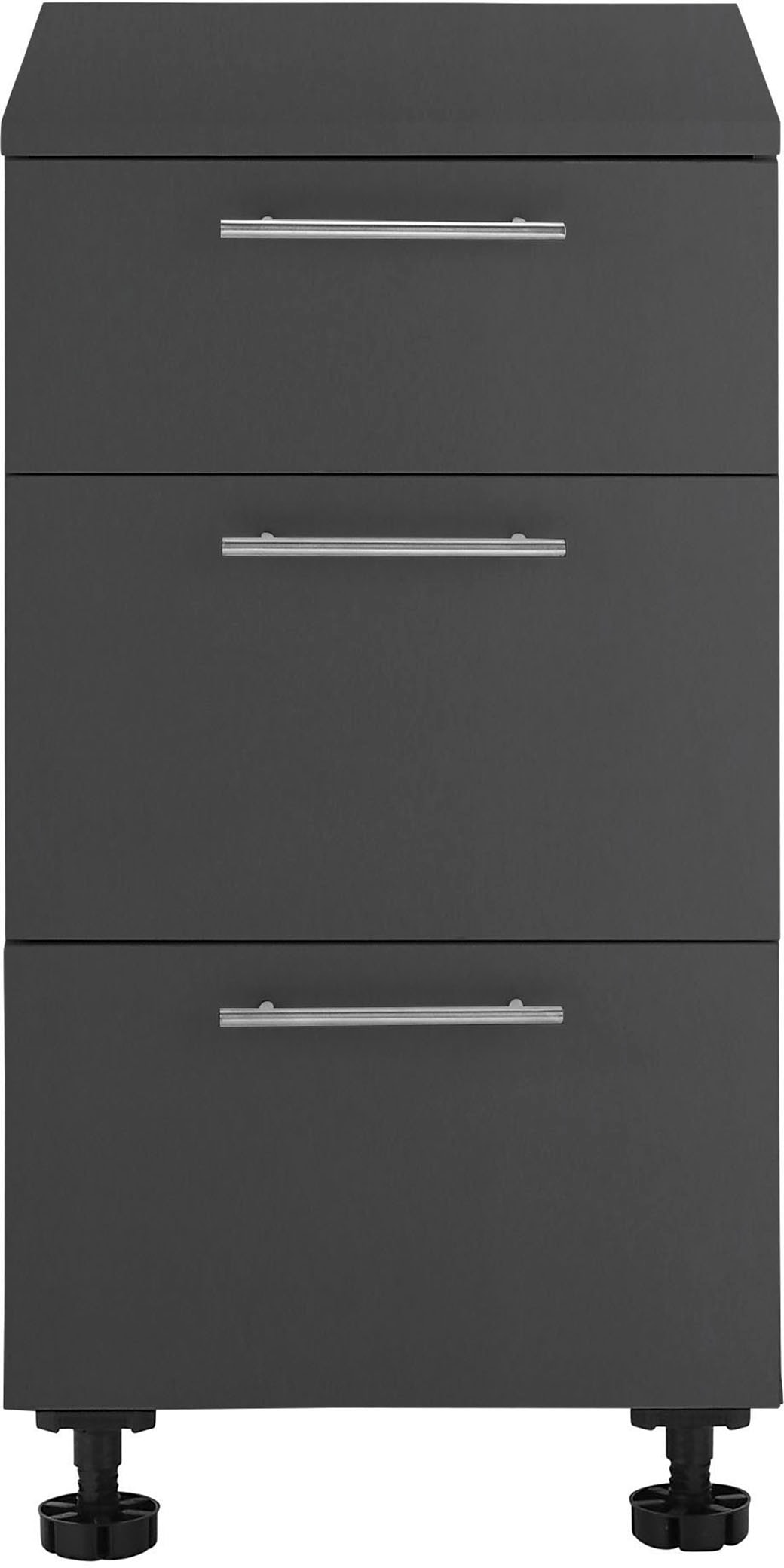 Laundreezy Unterschrank »Laundreezy, Unterschrank BxHxT 50x92x68 cm« 1 Stk. tlg. Breite 50cm, Softclose, 3 Auszüge, höhenverstellbare Füße