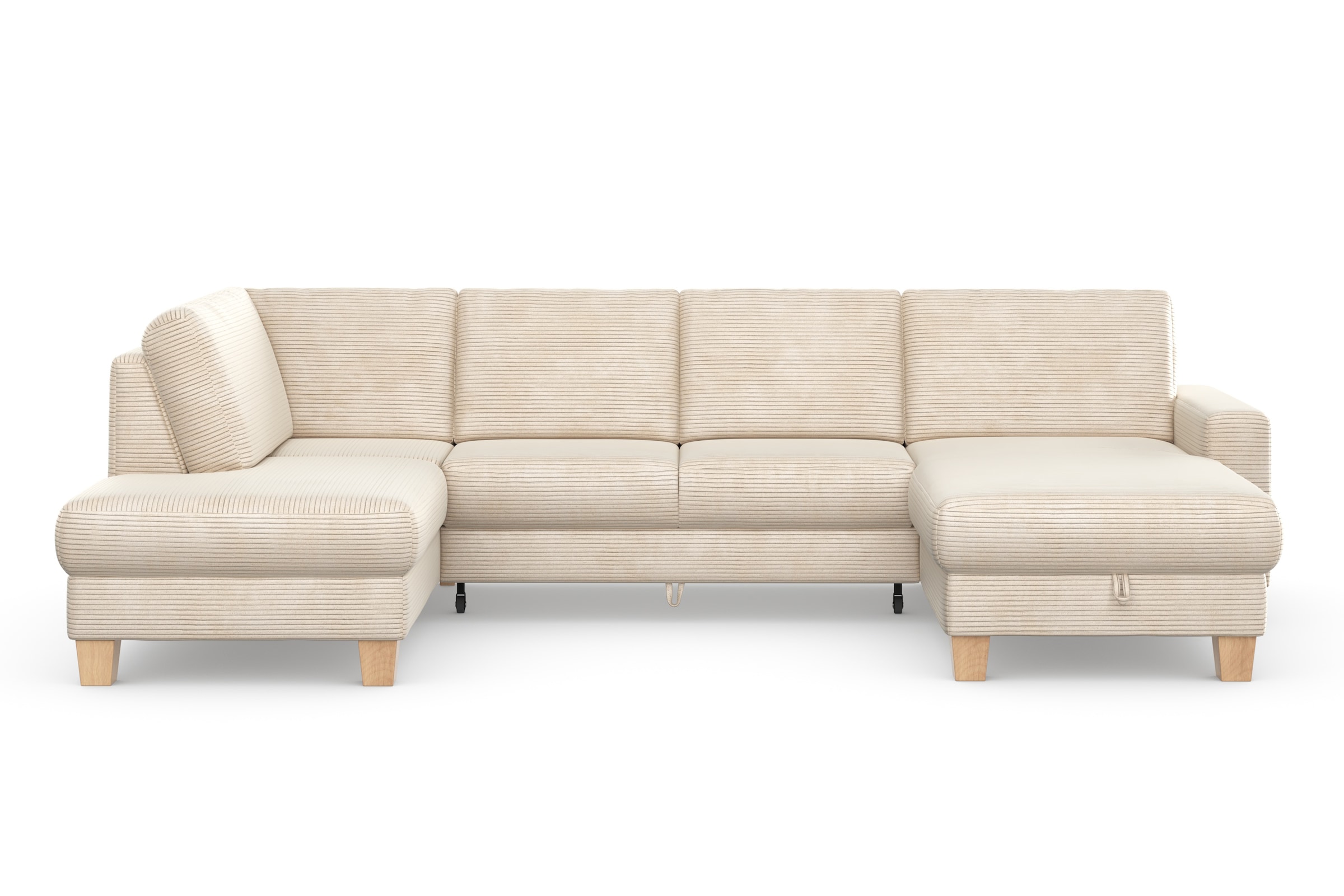 Home affaire Wohnlandschaft "Summer U-Form" mit oder ohne Bettfunktion und günstig online kaufen