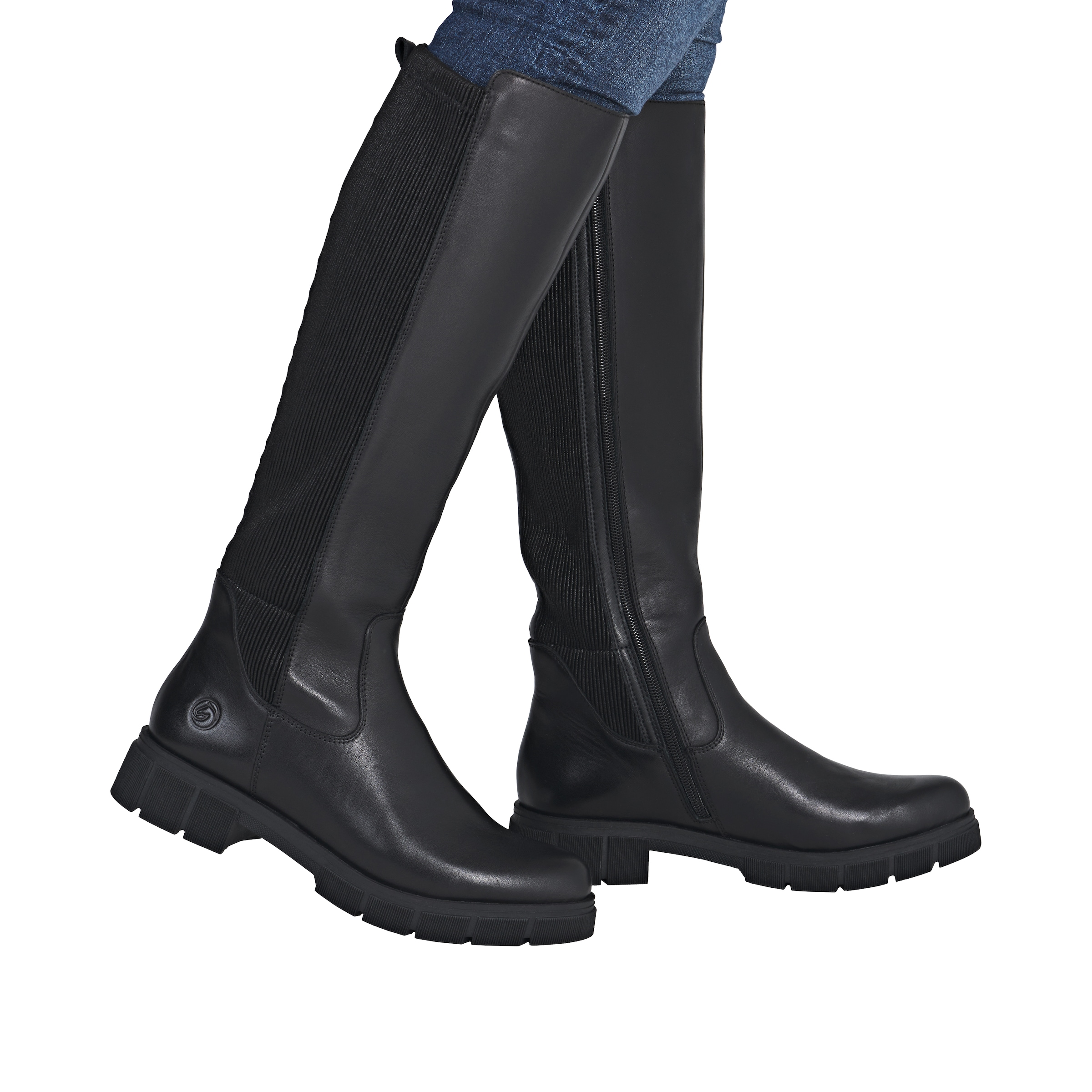 Remonte Stiefel, Langschaftstiefel, Stretchstiefel, mit herausnehmbarer Einlage