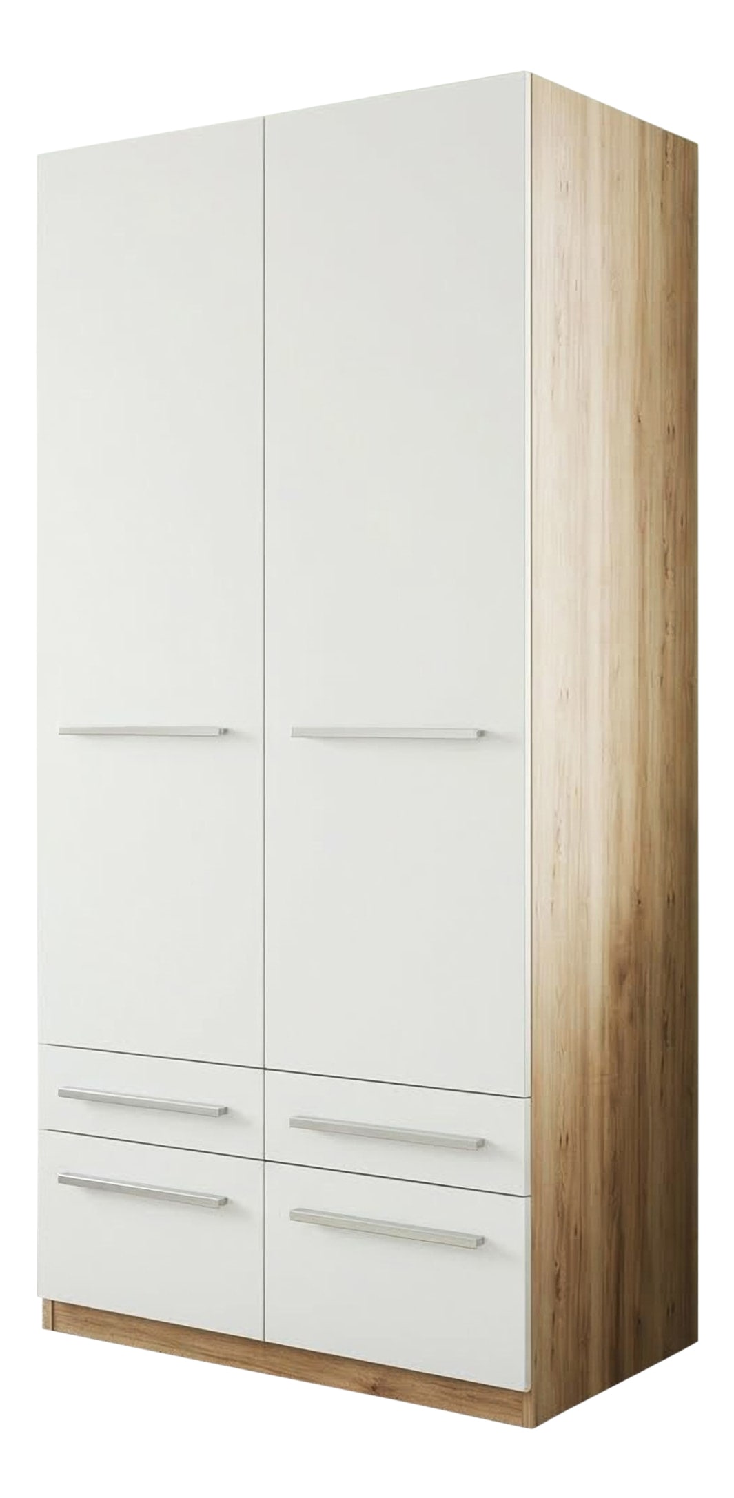 priess Kleiderschrank "Schrank Garderobe Wäscheschrank Barcelona in 5 Breiten" viel Stauraum, geräumige Schubkästen, mit Spiegel, MADE IN GERMANY