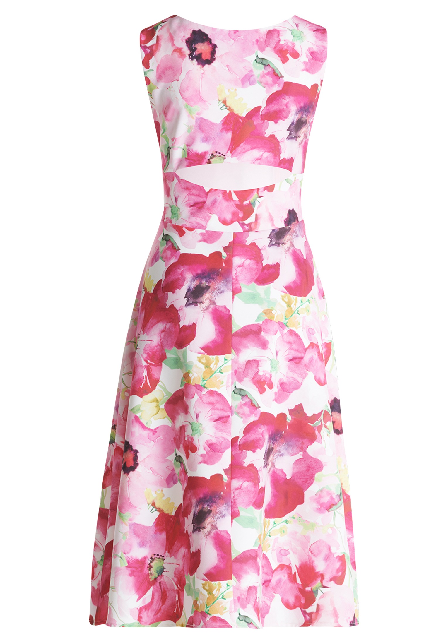 Thumbnail - Vera Mont Cocktailkleid "Damen mit Blumenprint" Nahttasche Cut-Outs