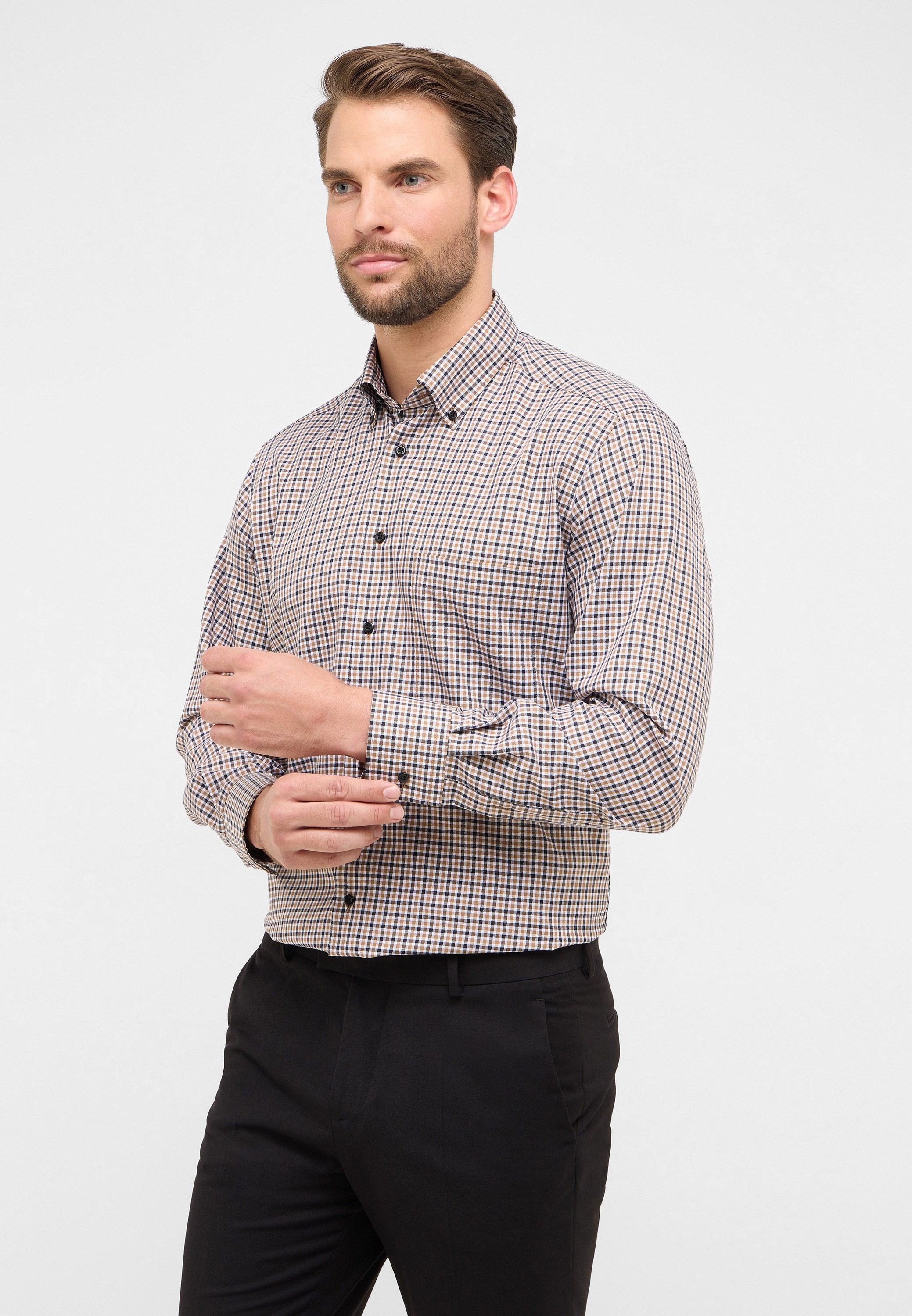 Eterna Langarmhemd "COMFORT FIT", NON IRON (bügelfrei) günstig online kaufen
