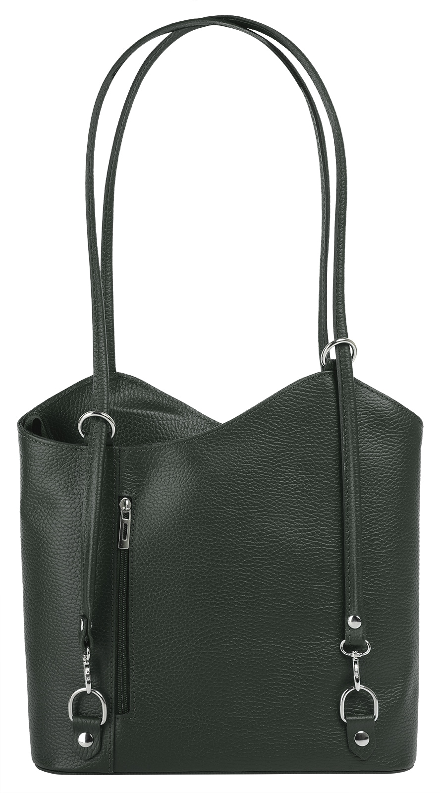 Cluty Cityrucksack, echt Leder, Made in Italy