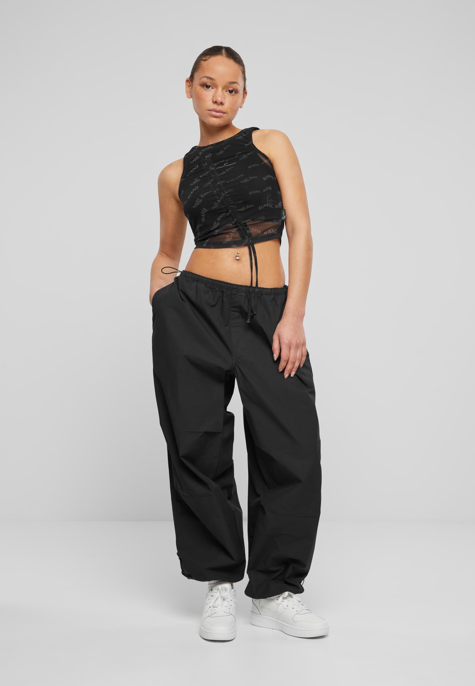Karl Kani Muskelshirt »Karl Kani Damen KW242-003-2 Chest Signature Gathering Mesh Top«, (1 tlg.)