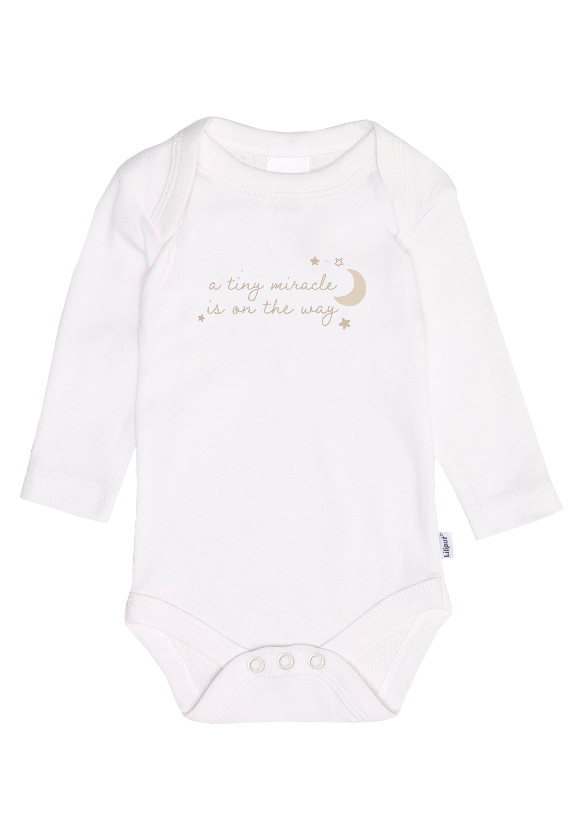 Liliput Body »a tiny mitacle is on the way«, 2er-Pack mit Druckknöpfen im Schritt