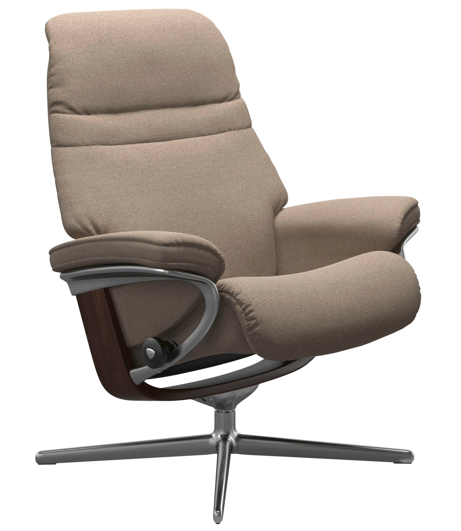 Stressless® Relaxsessel »Sunrise«, mit Cross Base, Größe S, M & L, Holzakzent Braun