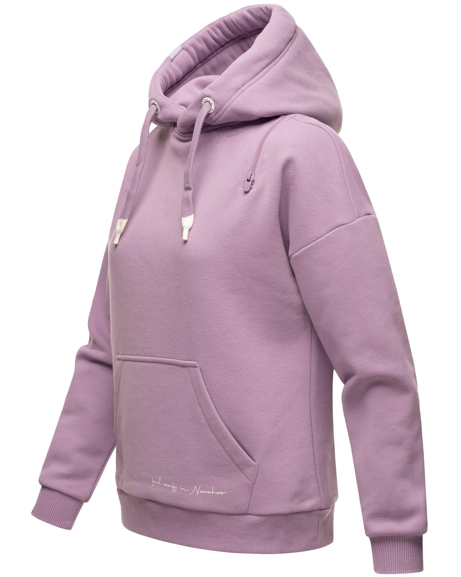 Navahoo Kapuzensweatshirt »Zuckerbärchen«, Kuscheliger Hoodie mit breiten Tunnelzugkordeln
