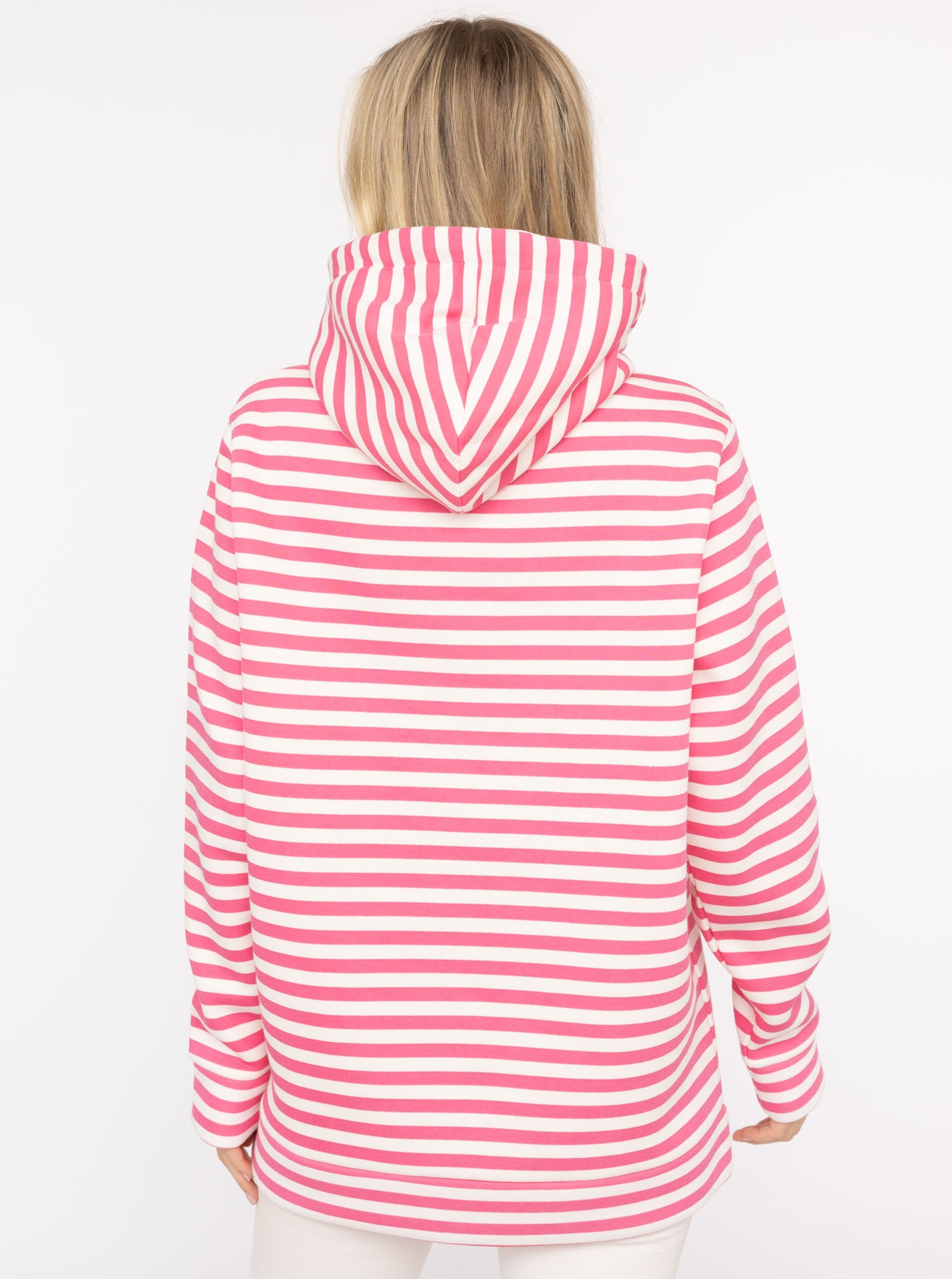 Zwillingsherz Kapuzensweatshirt »"Streifen Moin"«, gestreift, mit MOIN und Anker Stickerei