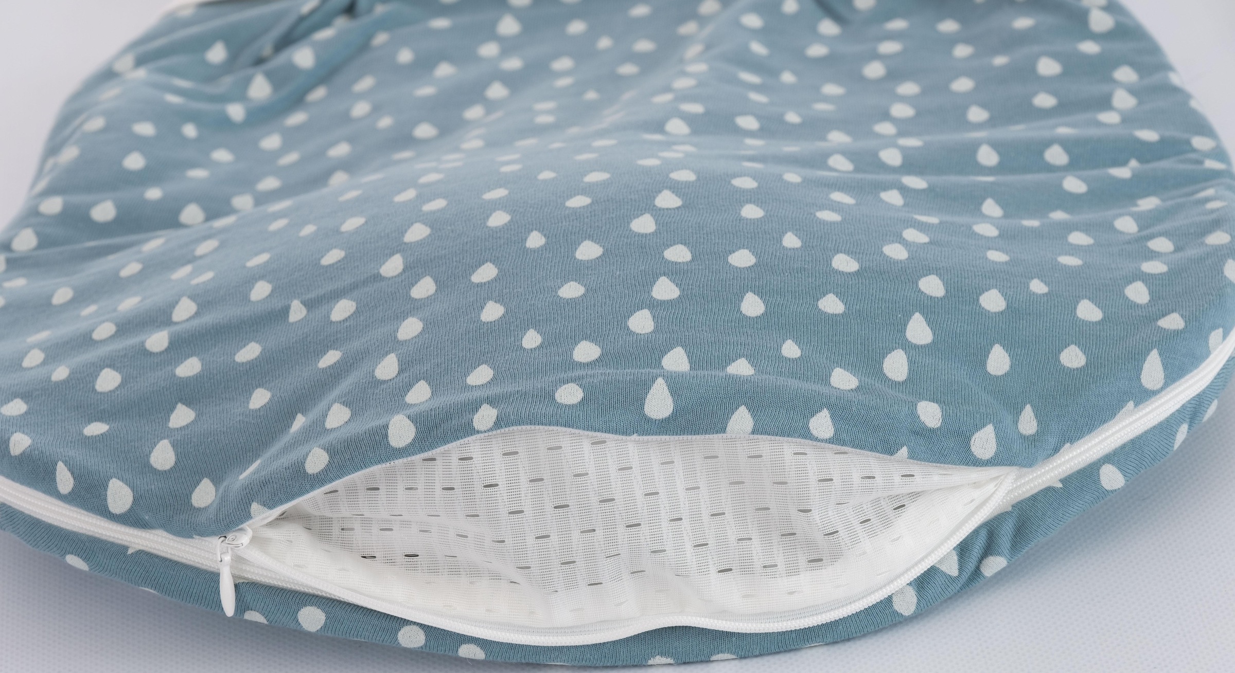 Träumeland Babyschlafsack »Set Tropfen Ozeanblau«, (Packung, 3 tlg., 3er-Pack)