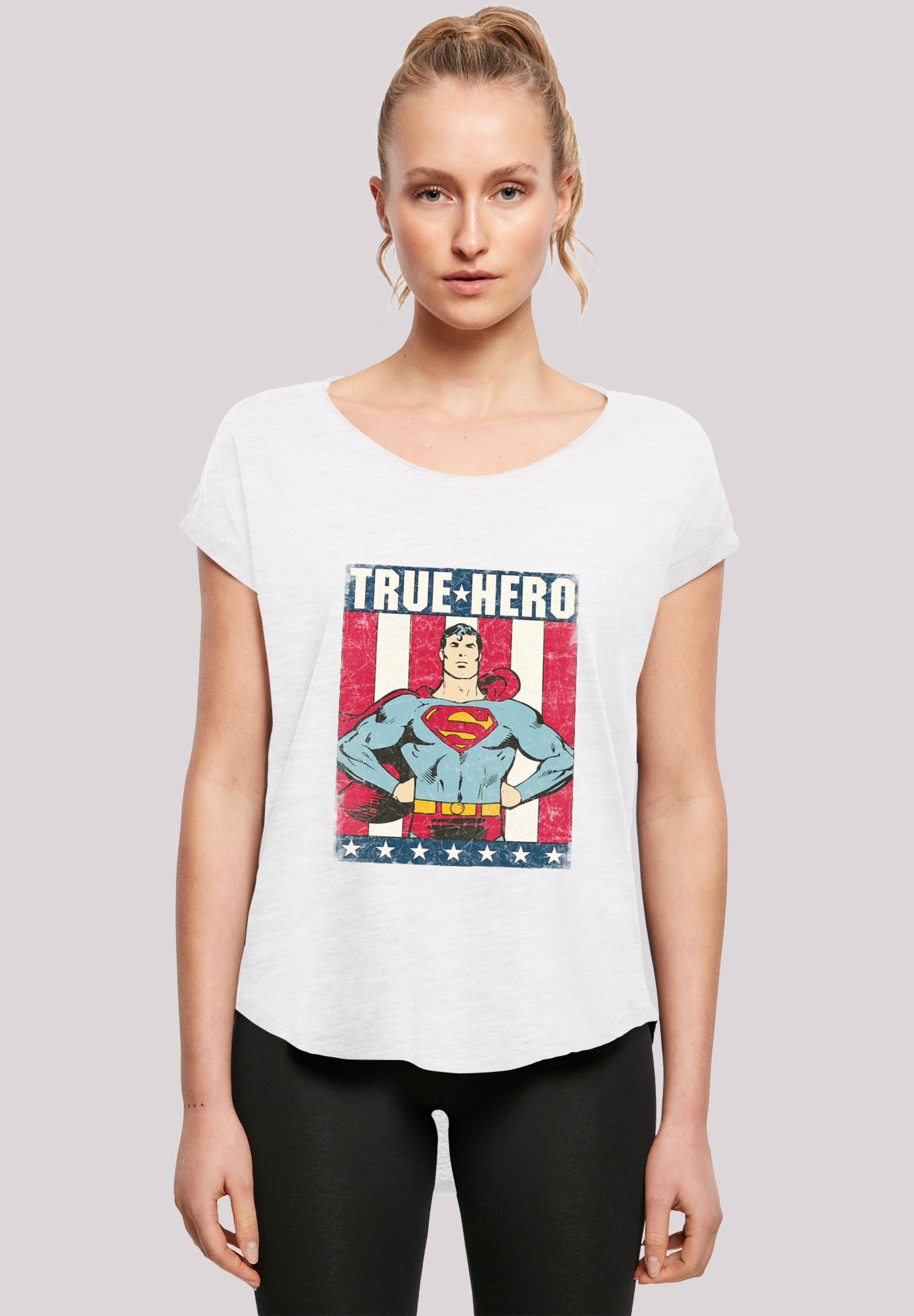 T-Shirt »DC Comics Superman True Hero Superheld«, Print