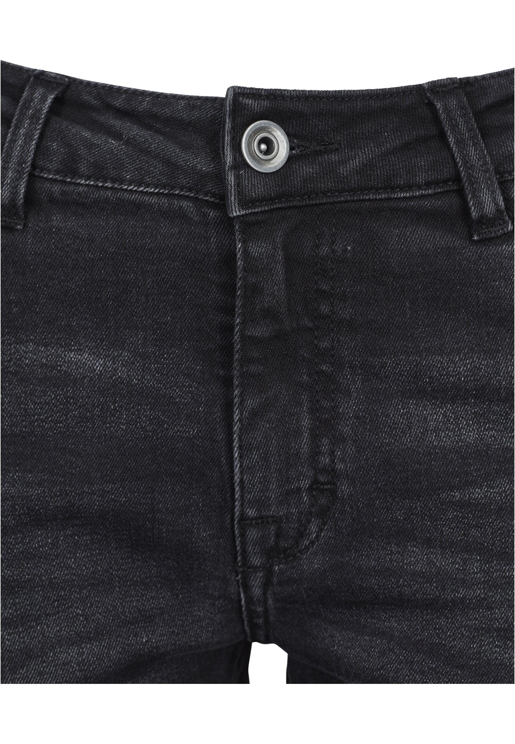 URBAN CLASSICS Bequeme Jeans »Urban Classics Damen Ladies Denim Lace Up Skinny Pants«, (1 tlg.)