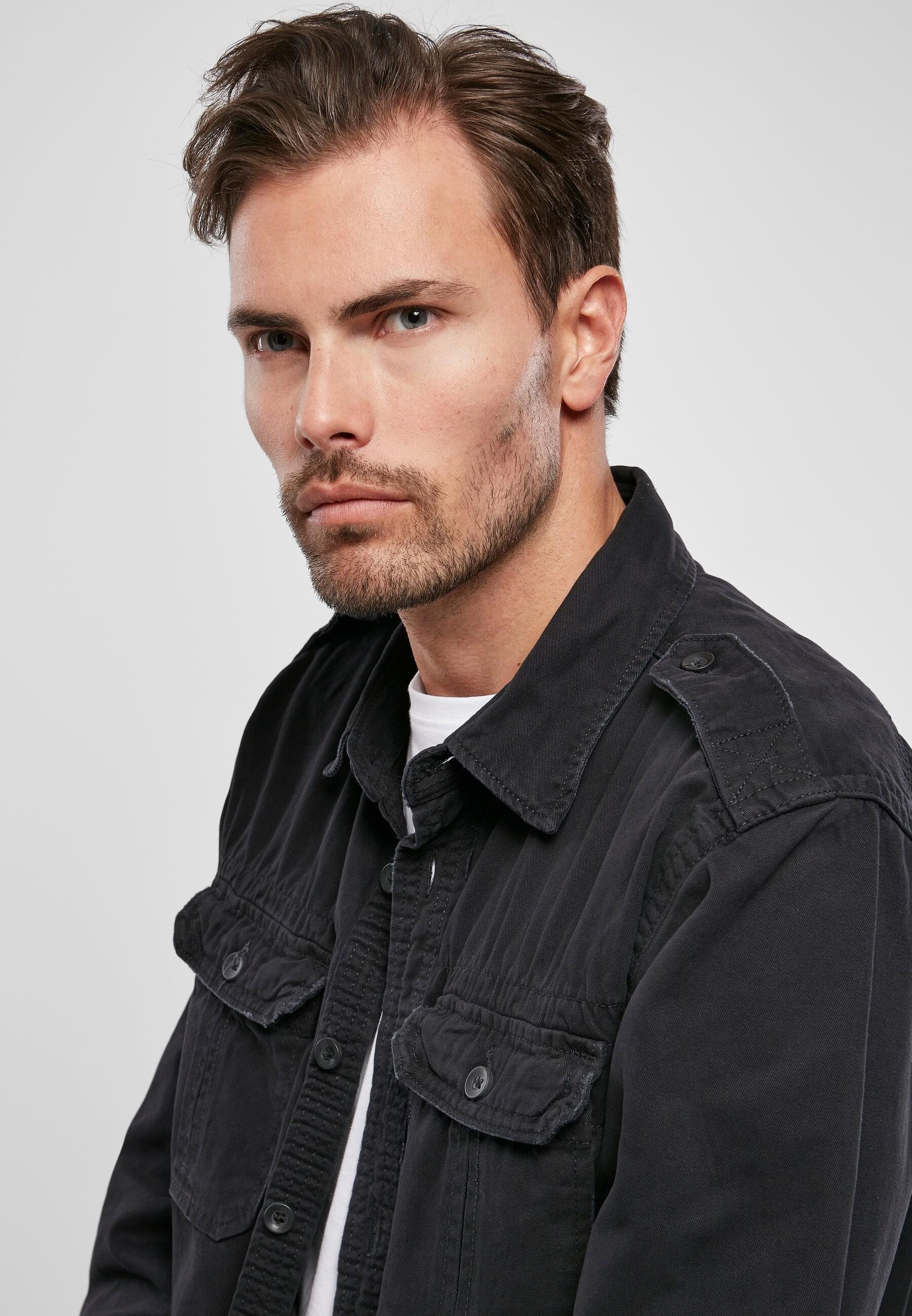 Brandit Langarmhemd »Brandit Herren Vintage Shirt«, (1 tlg.)
