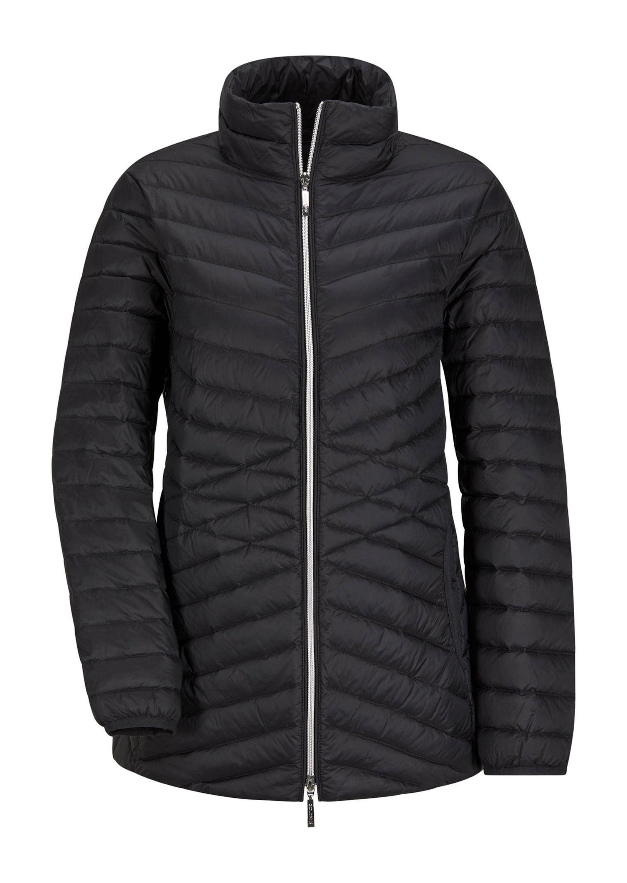 GOLDNER Steppjacke "Kurzgröße Herbstjacke mit Daunen, Stehkragen" 2-Wege RV