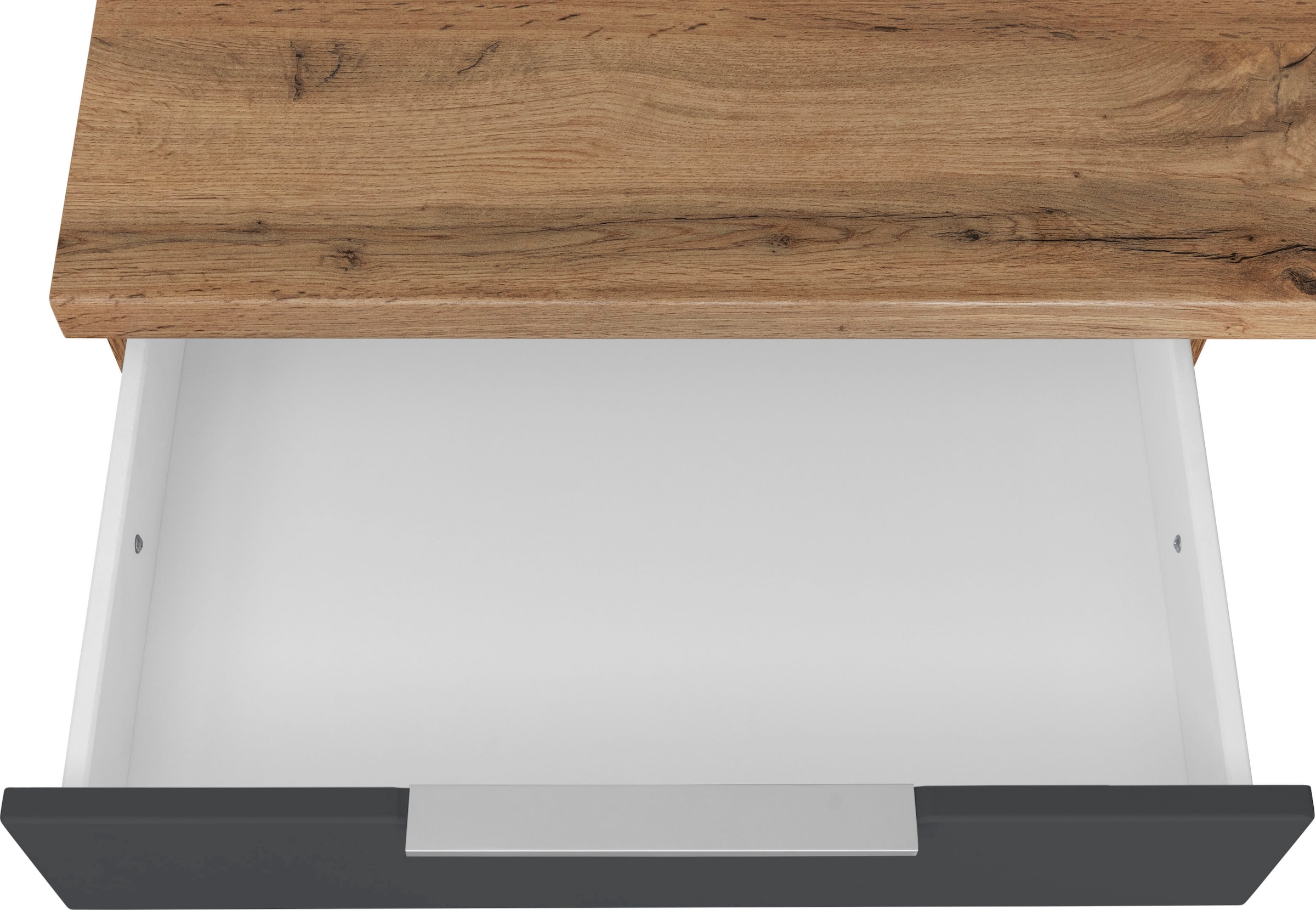KOCHSTATION Winkelküche »KS-Luhe«, Stellbreite 240x270 cm, wahlweise mit oder ohne E-Geräten, MDF-Fronten