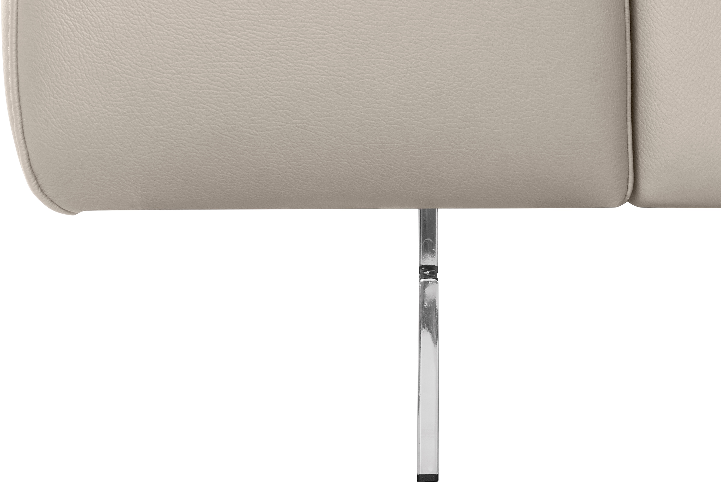 COTTA 2-Sitzer »Chef«, Big-Sofa mit Kopfteilverstellung, edle Metallkufen