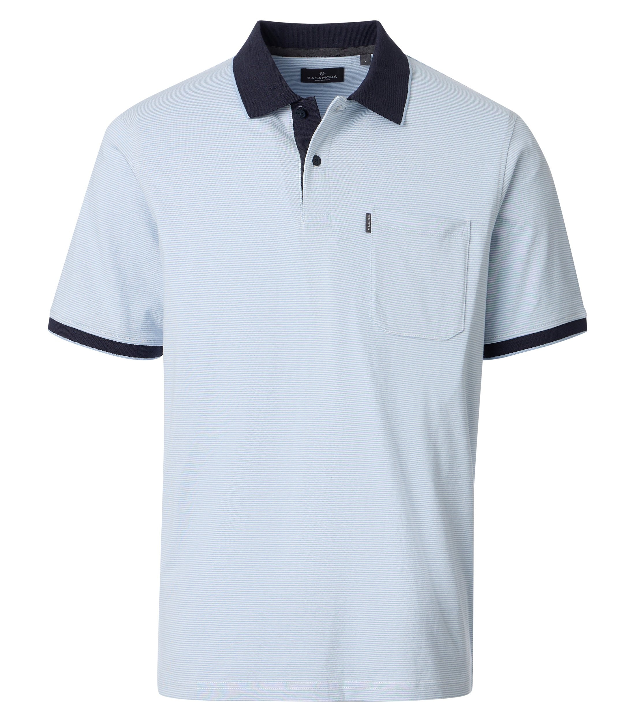 CASAMODA Poloshirt "CASAMODA Polo-Shirt gestreift"
