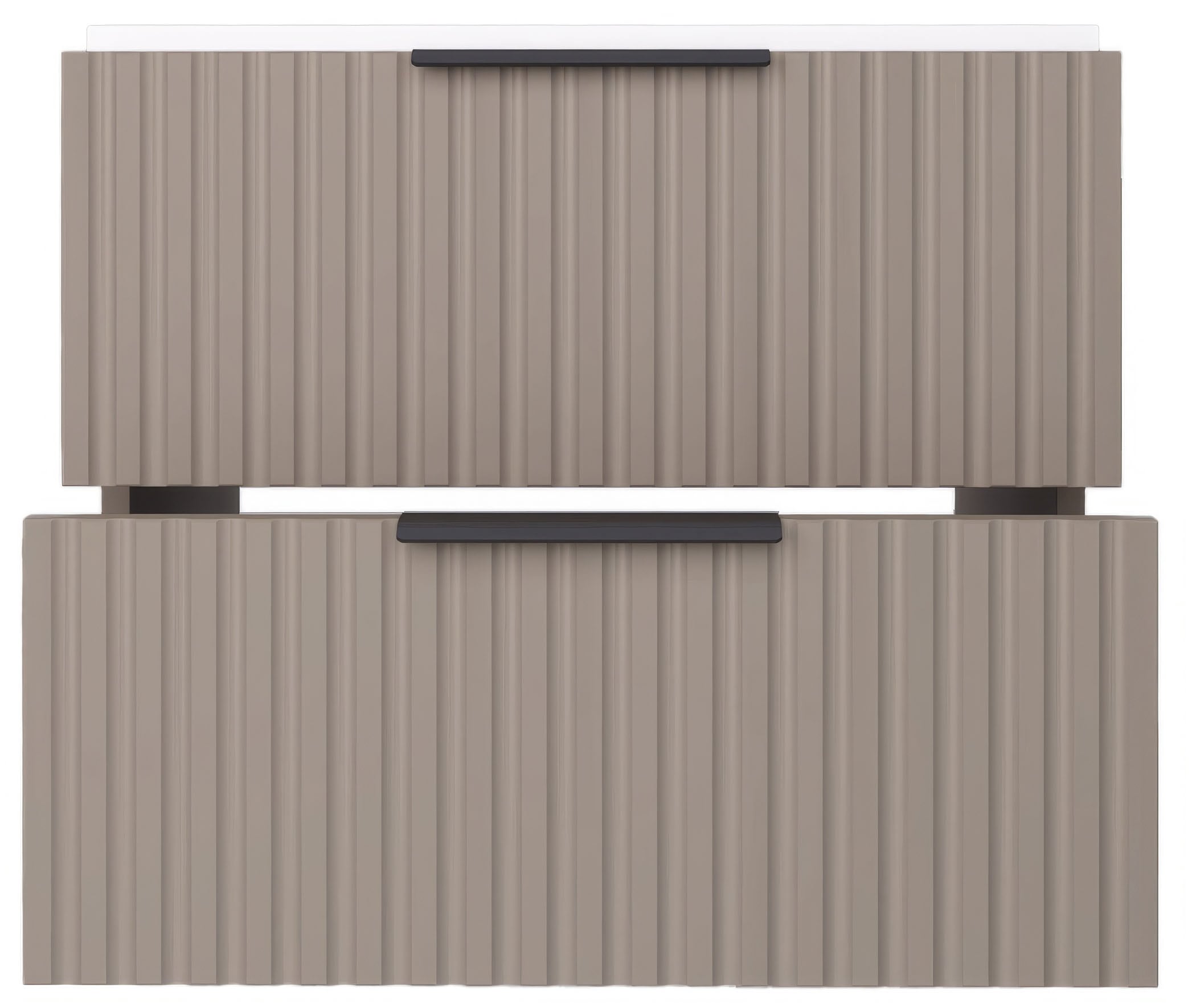 welltime Waschtisch »TIBU mit Waschbecken. 2 Schubladen. 2 Breiten (60/80cm) und 4 Farben« Badschrank mit Waschbecken, Softclose, Maße B/H/T: 61/53/47 cm