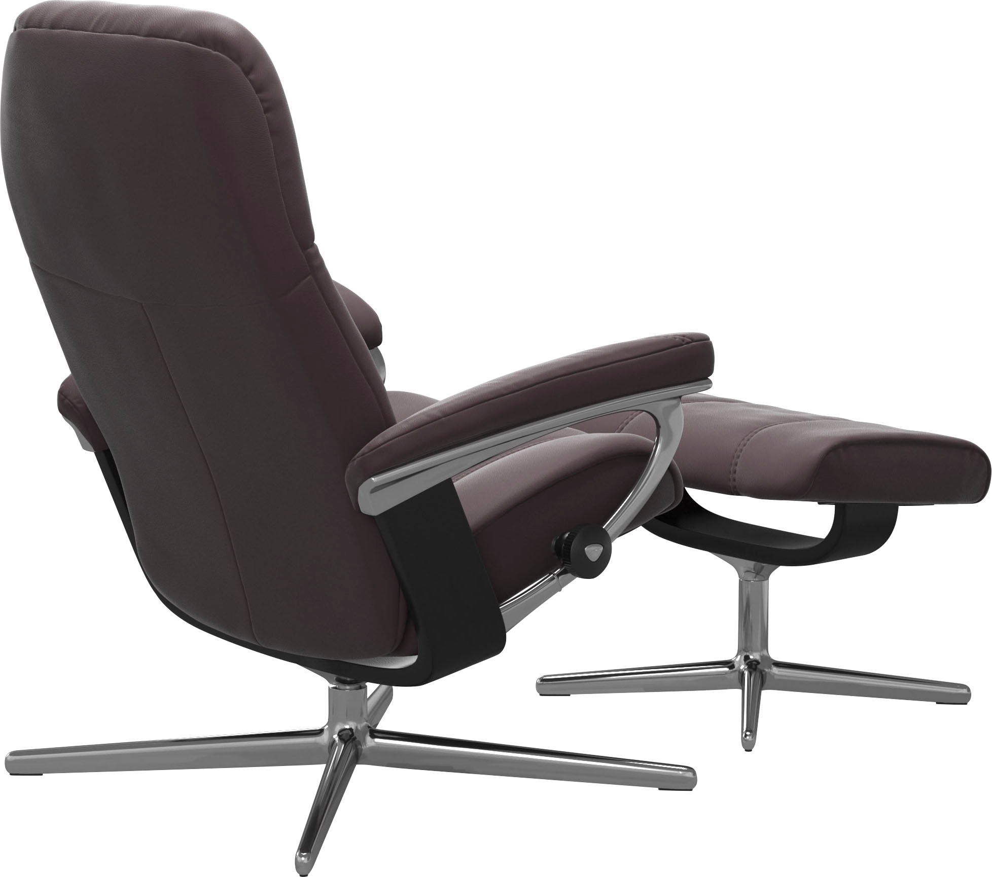 Stressless® Fußhocker »Consul«, mit Cross Base, Größe S, M & L, Holzakzent Schwarz