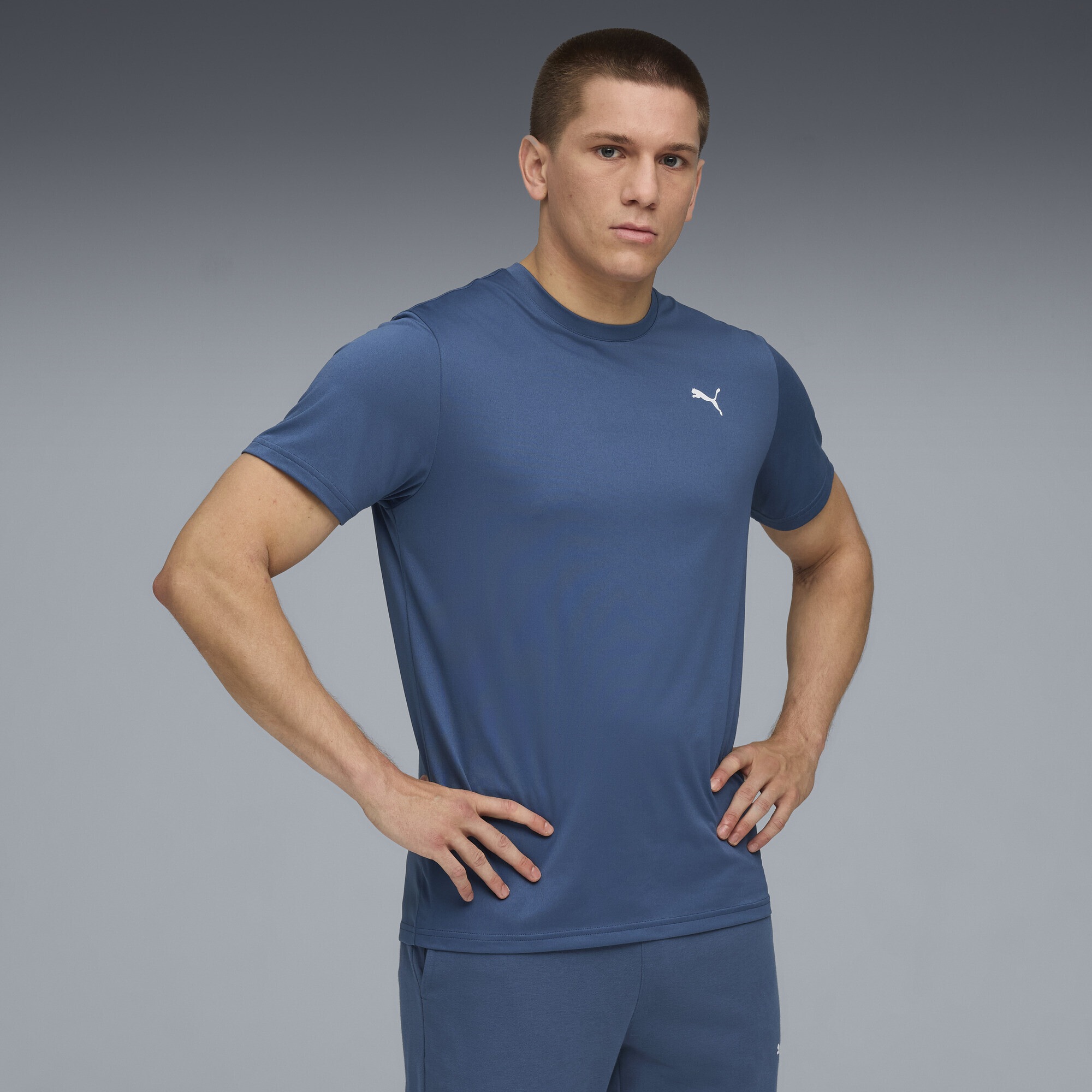PUMA Trainingsshirt "TAD ESSENTIALS Einfarbiges T-Shirt mit Cat Logo Herren günstig online kaufen