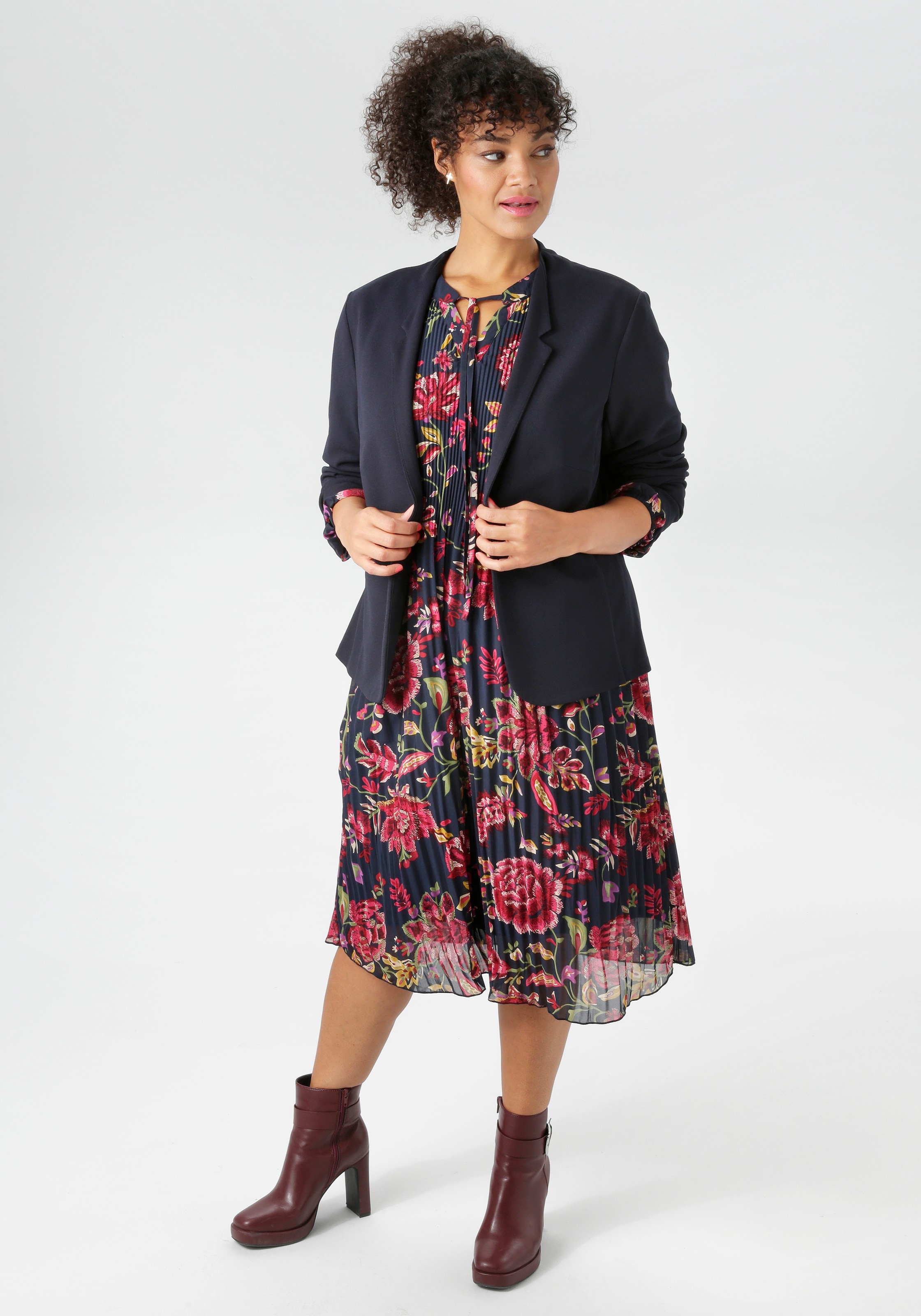 Aniston PLUS Boleroblazer kurzer, verschlußloser Damen-Bolero günstig online kaufen