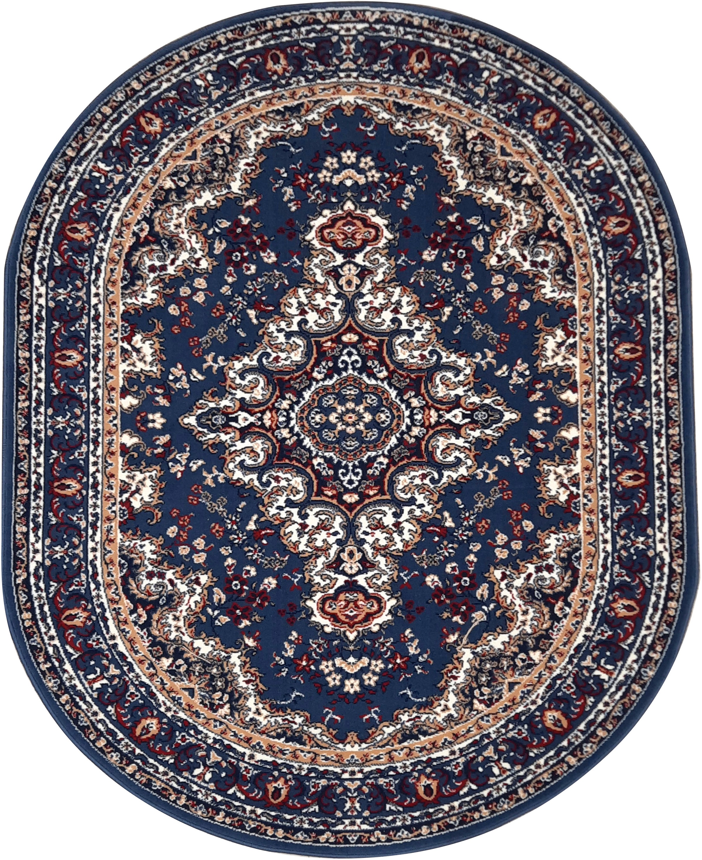 OTTO home Teppich "Oriental, Made in Belgium" oval 7 mm Höhe Orient-Optik, günstig online kaufen