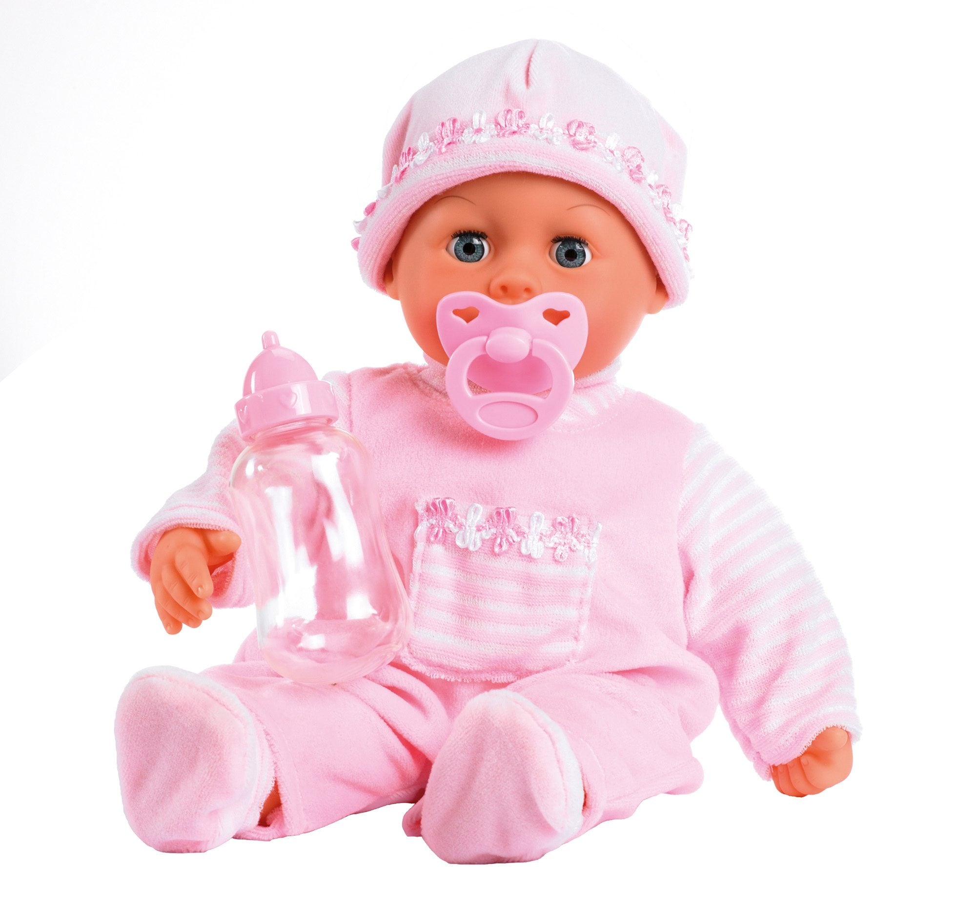 Bayer Babypuppe First Words, rosa Kinder Babypuppen Puppen